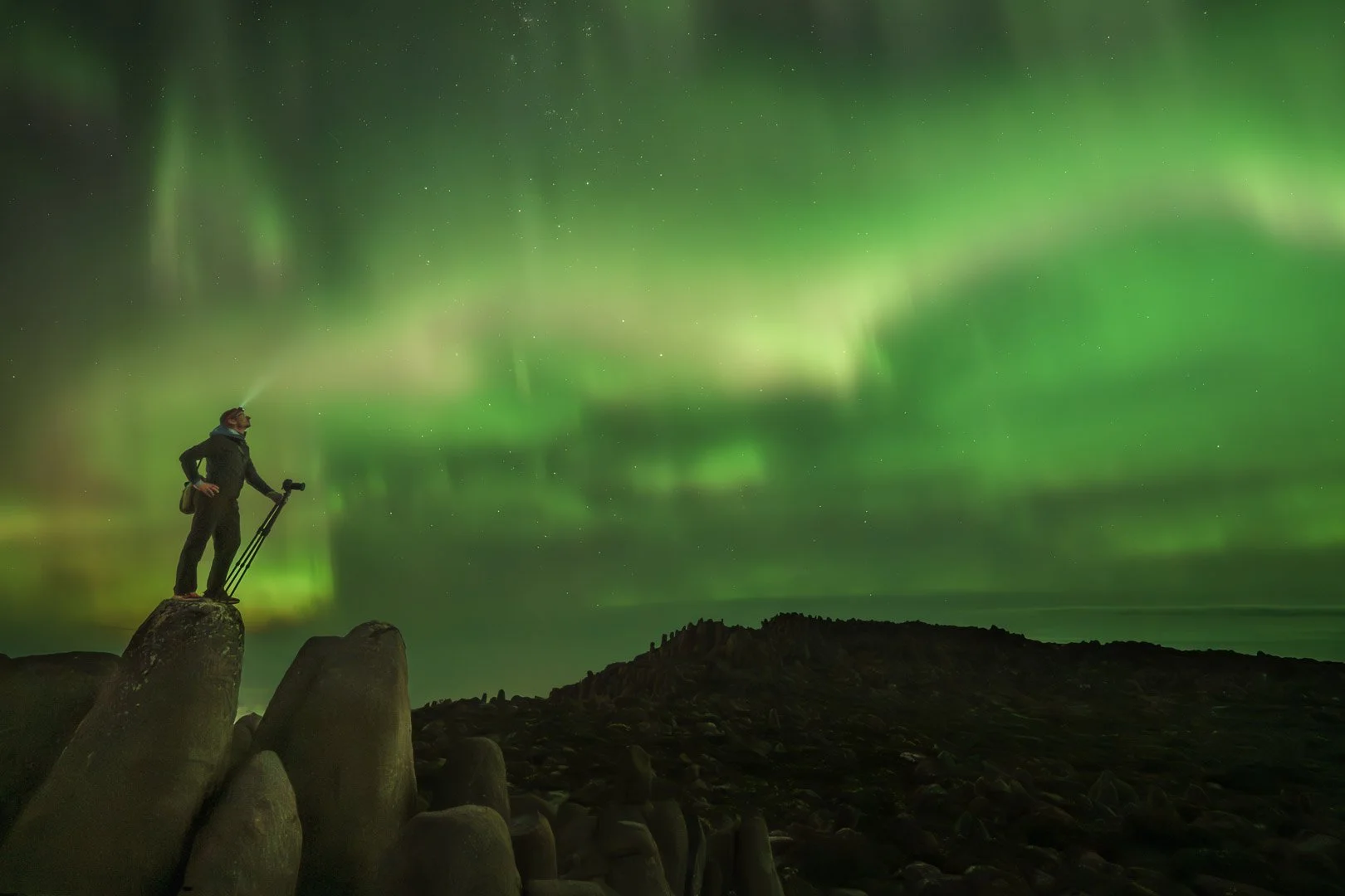 Aurora Australis over Southern Tasmania
