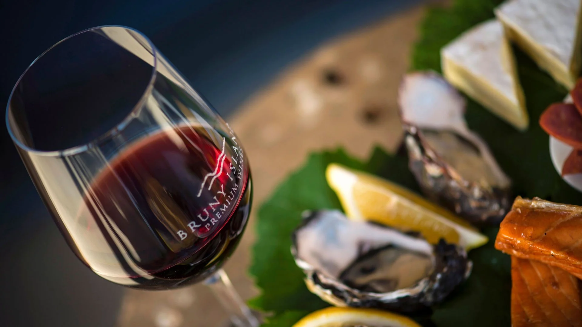 A dinner and wine from Bruny Island Winery