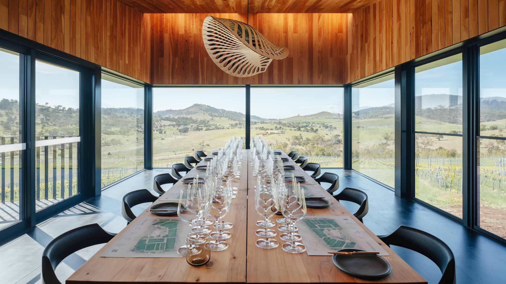 The tasting room at Stargazer Wines