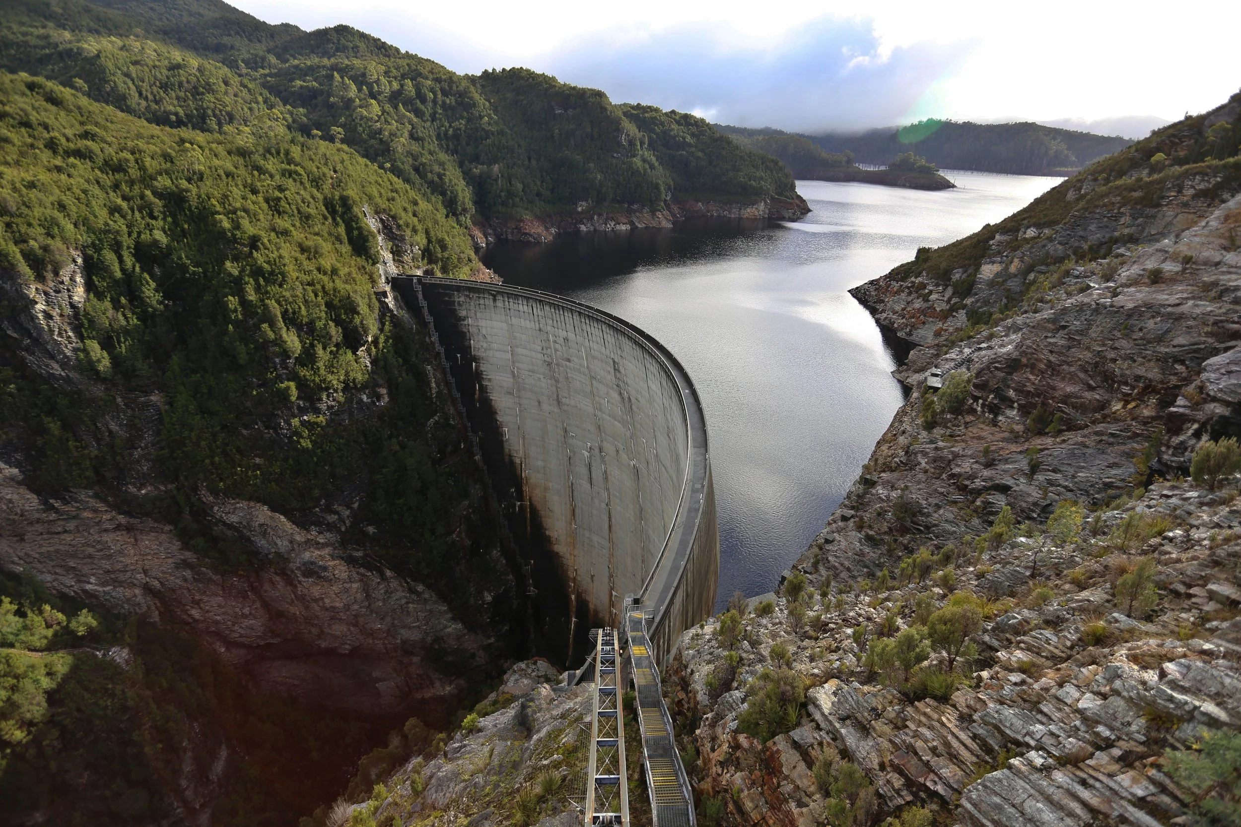 Gordon Dam in the South West National Park