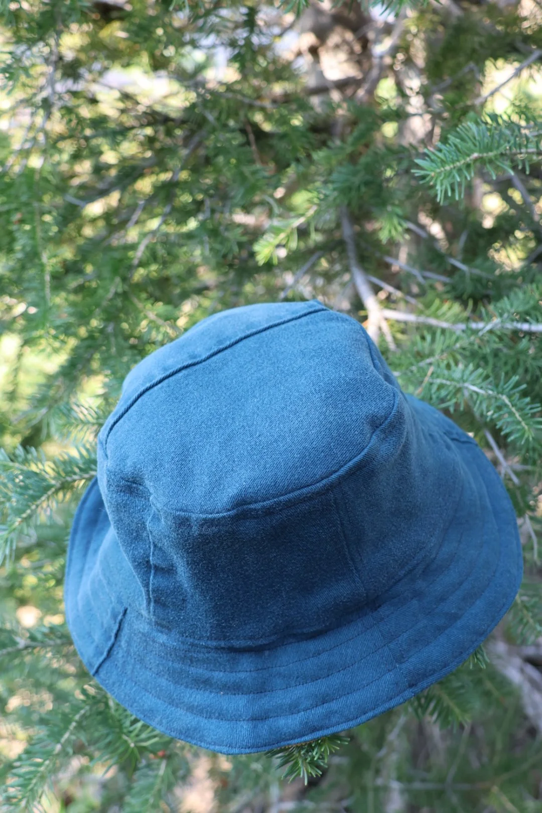 Reversible Upcycled Corduroy & Denim Bucket Hat