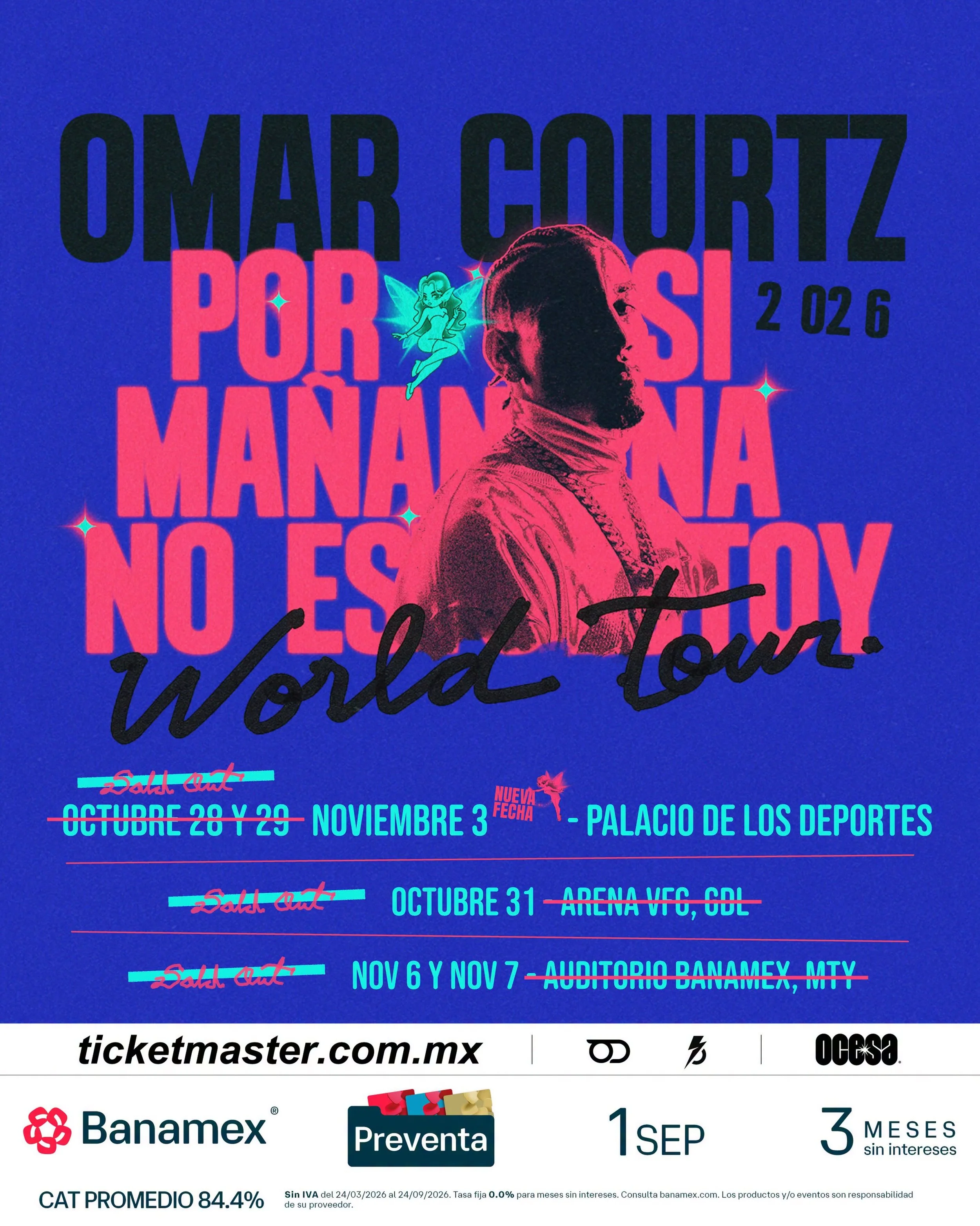 Omar Courtz en México 2026