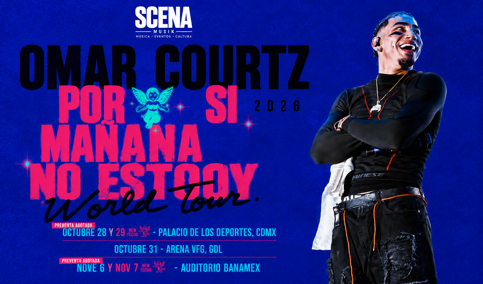 Omar Courtz regresa a México, esto es lo que debes saber