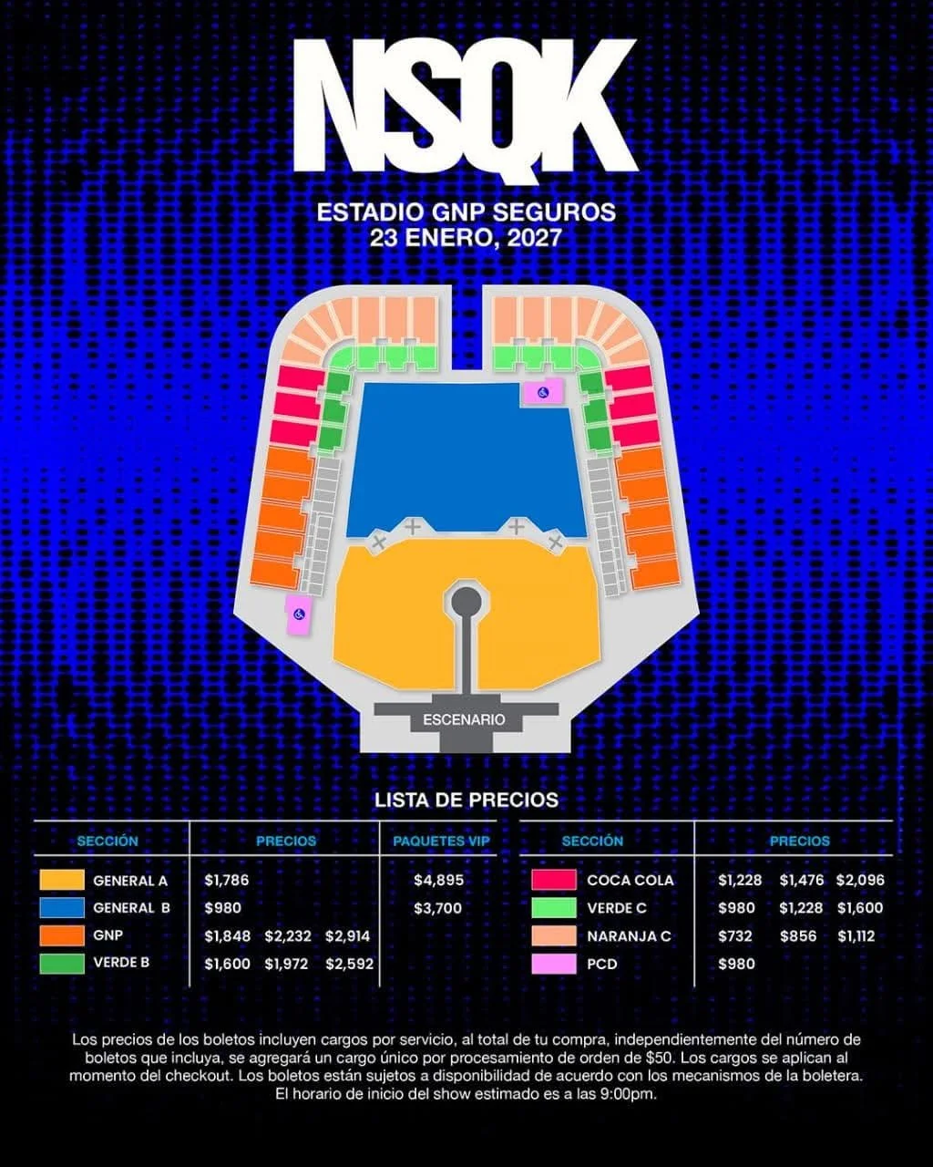Estos son los precios oficiales de NSQK en la CDMX