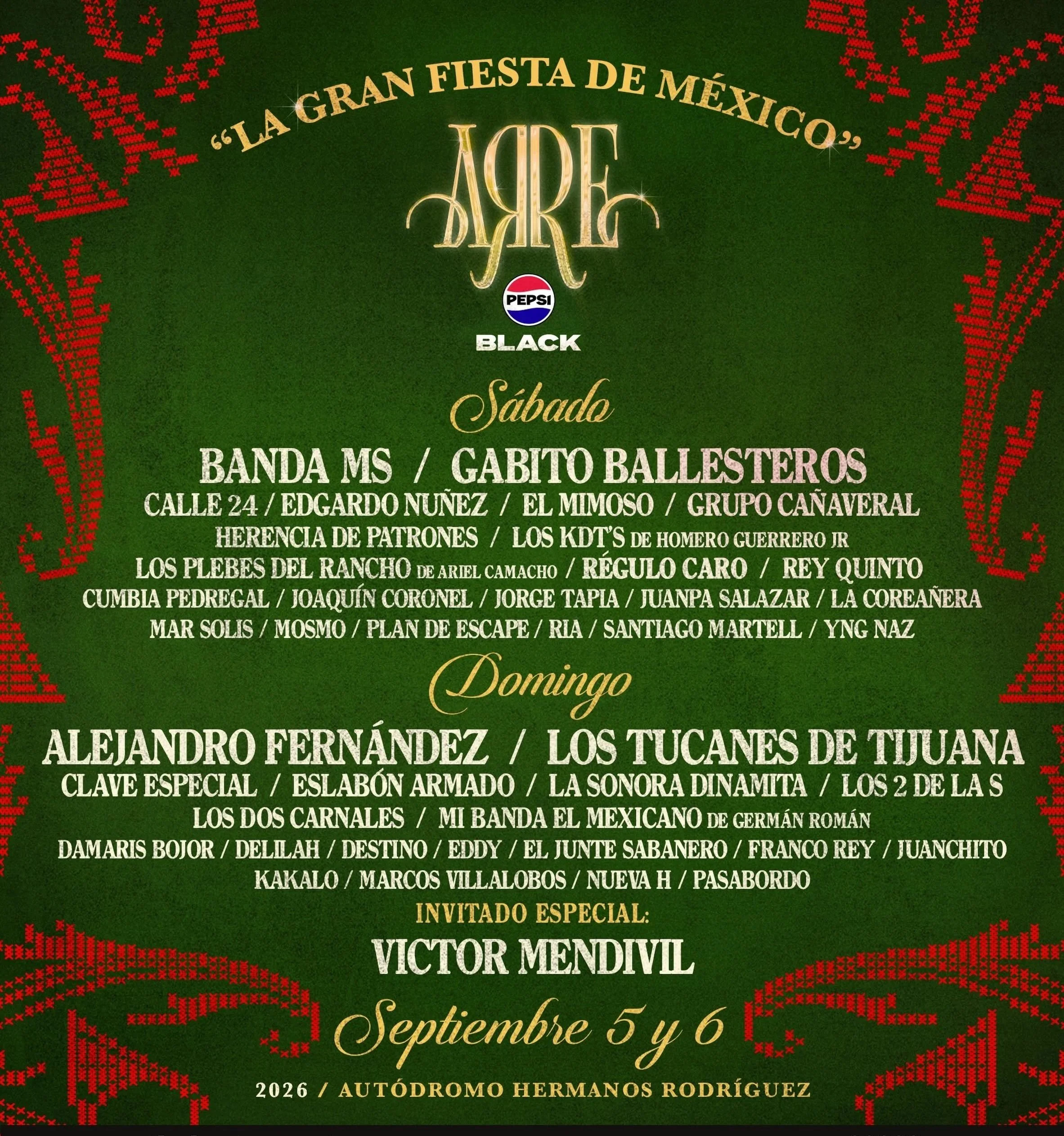 Festival Arre regresa a la capital este 5 y 6 de septiembre, estos son los horarios