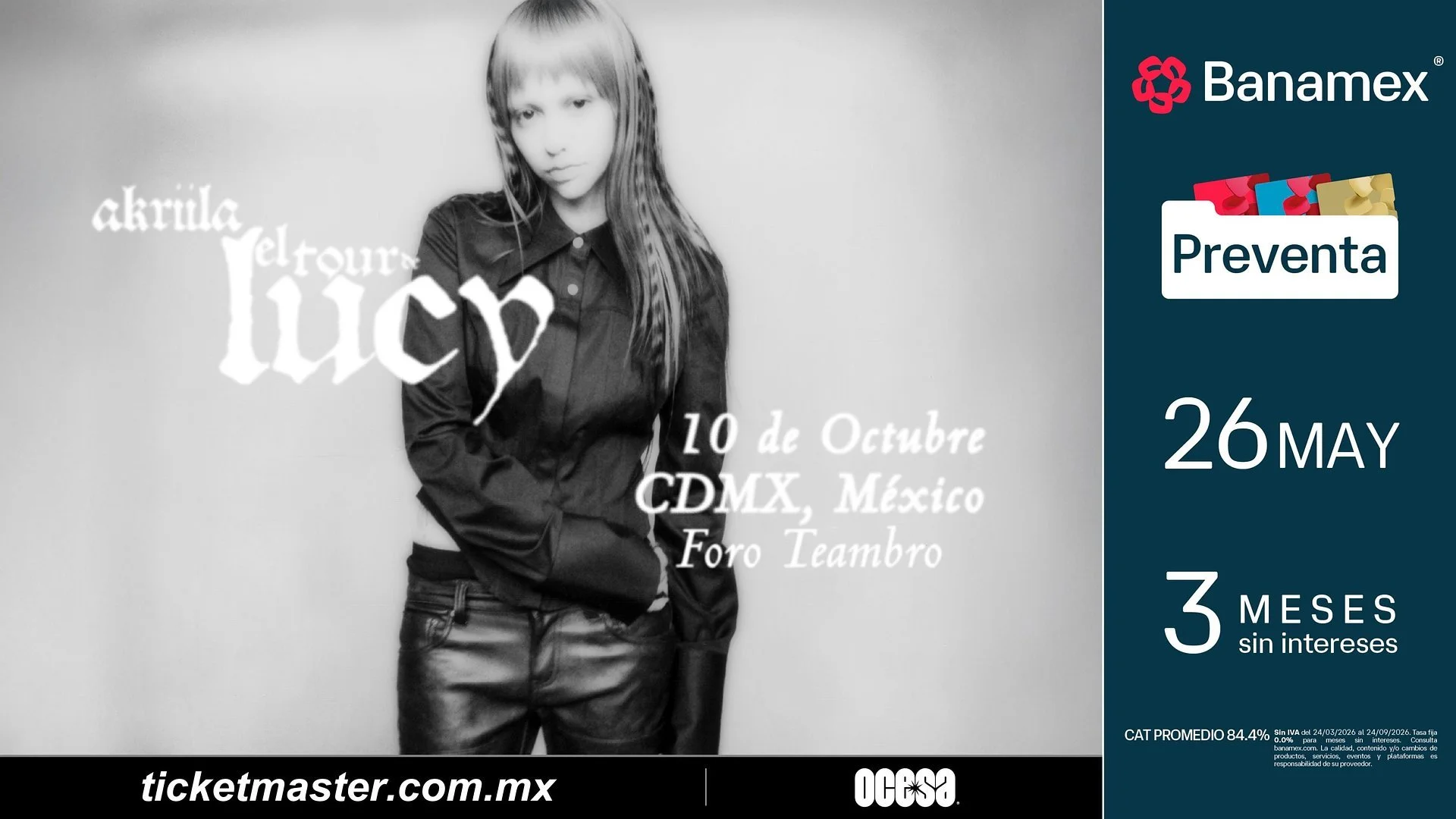 Akriila presenta 'El Tour de Lucy' este 10 de octubre: todos los detalles