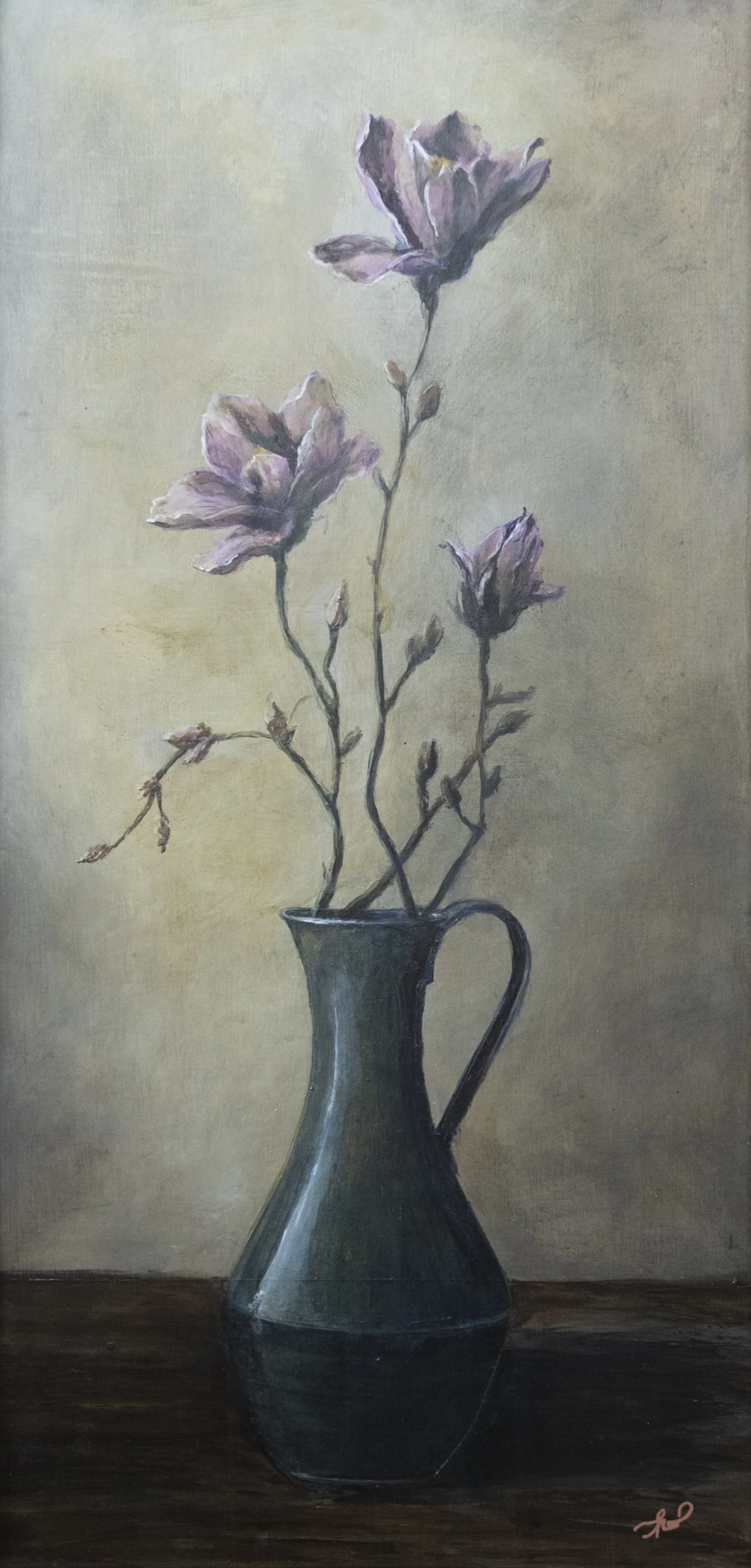 Magnolia in Pewter