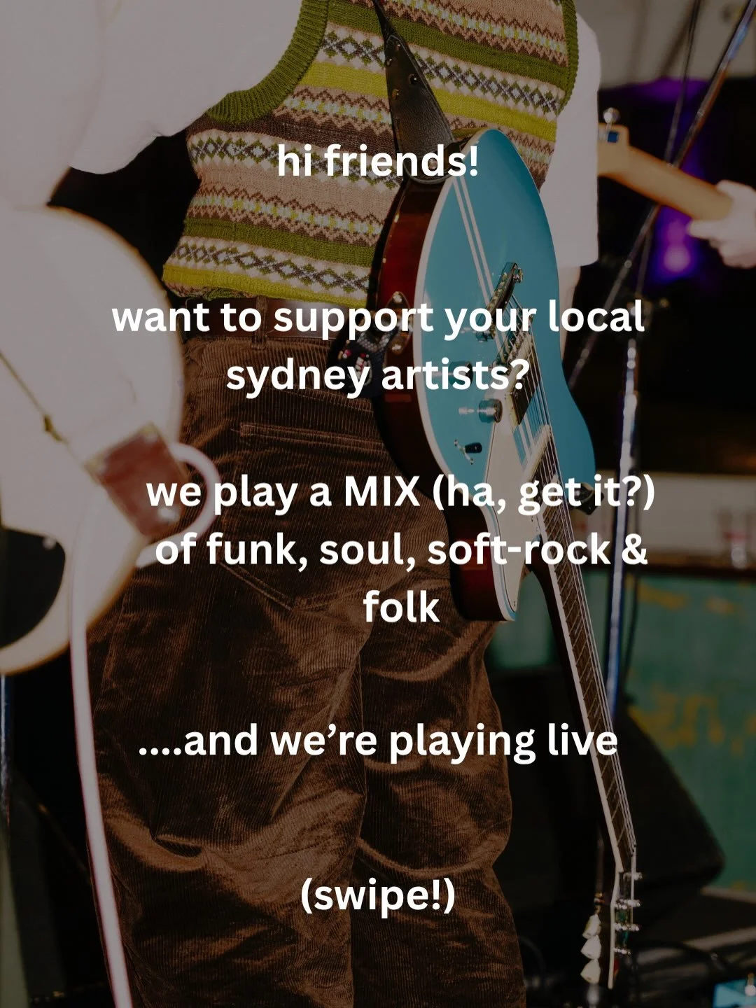 Come support us at our next BATTLE OF THE BANDS!  hosted by @themonavalehotel ! We have some new fun songs we want to play for you all :)

🗓️17th OCTOBER 2026
⏰8PM Onwards!
📍The Mona Vale Hotel - 2 Park St, Mona Vale NSW 2103
💵FREE ENTRY!