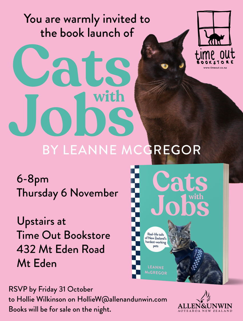 Book Launch: Cats with Jobs by Leanne McGregor