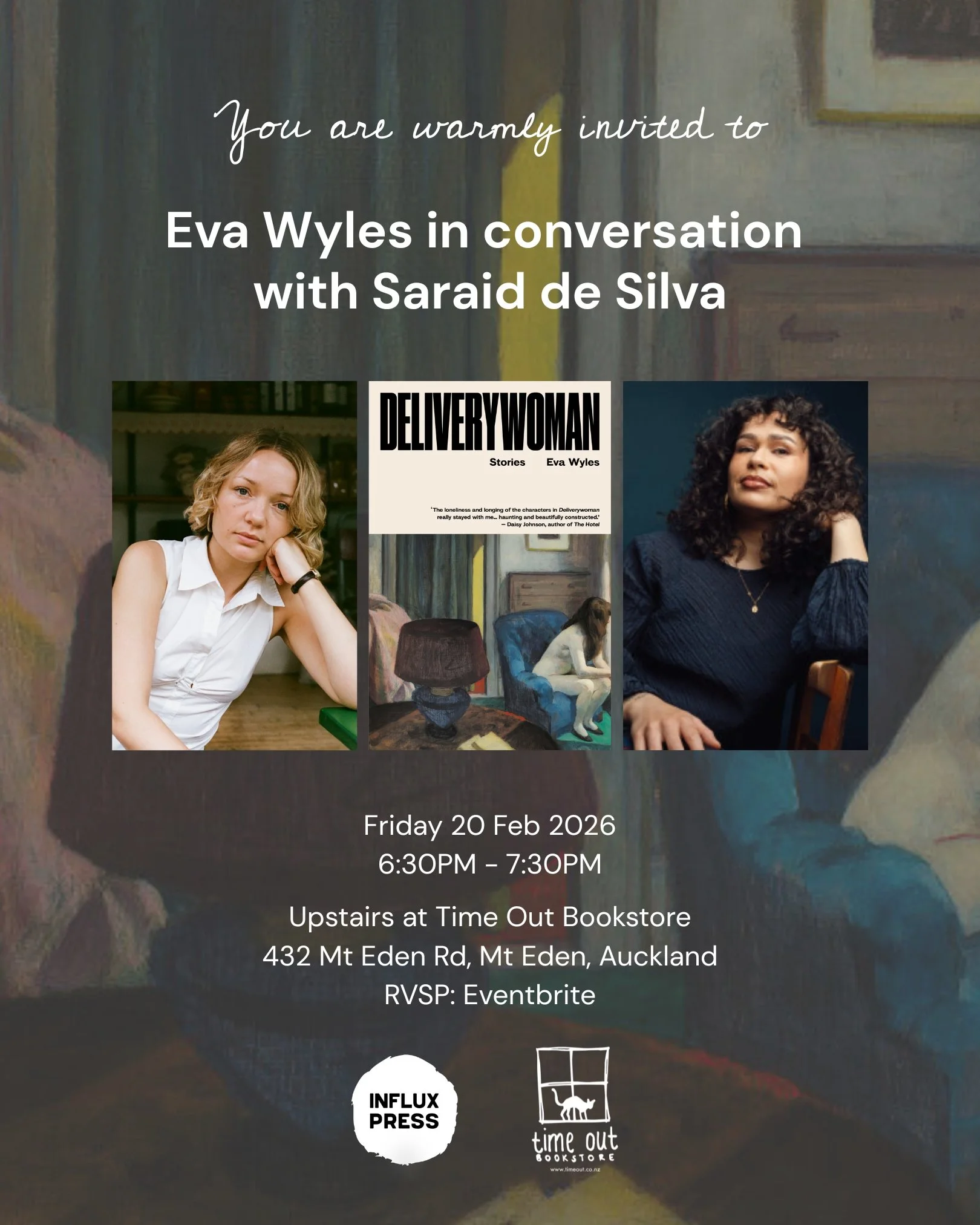 Author Talk: Eva Wyles with Saraid de Silva