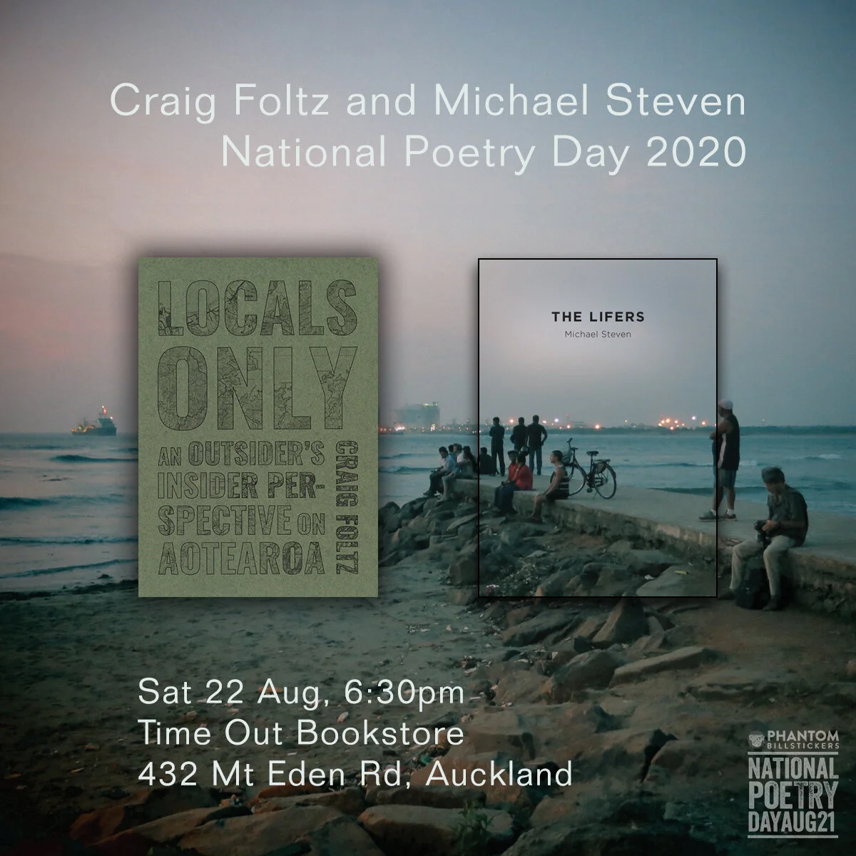 CANCELLED: Poetry Event: Poetry from Craig Foltz and Michael Steven