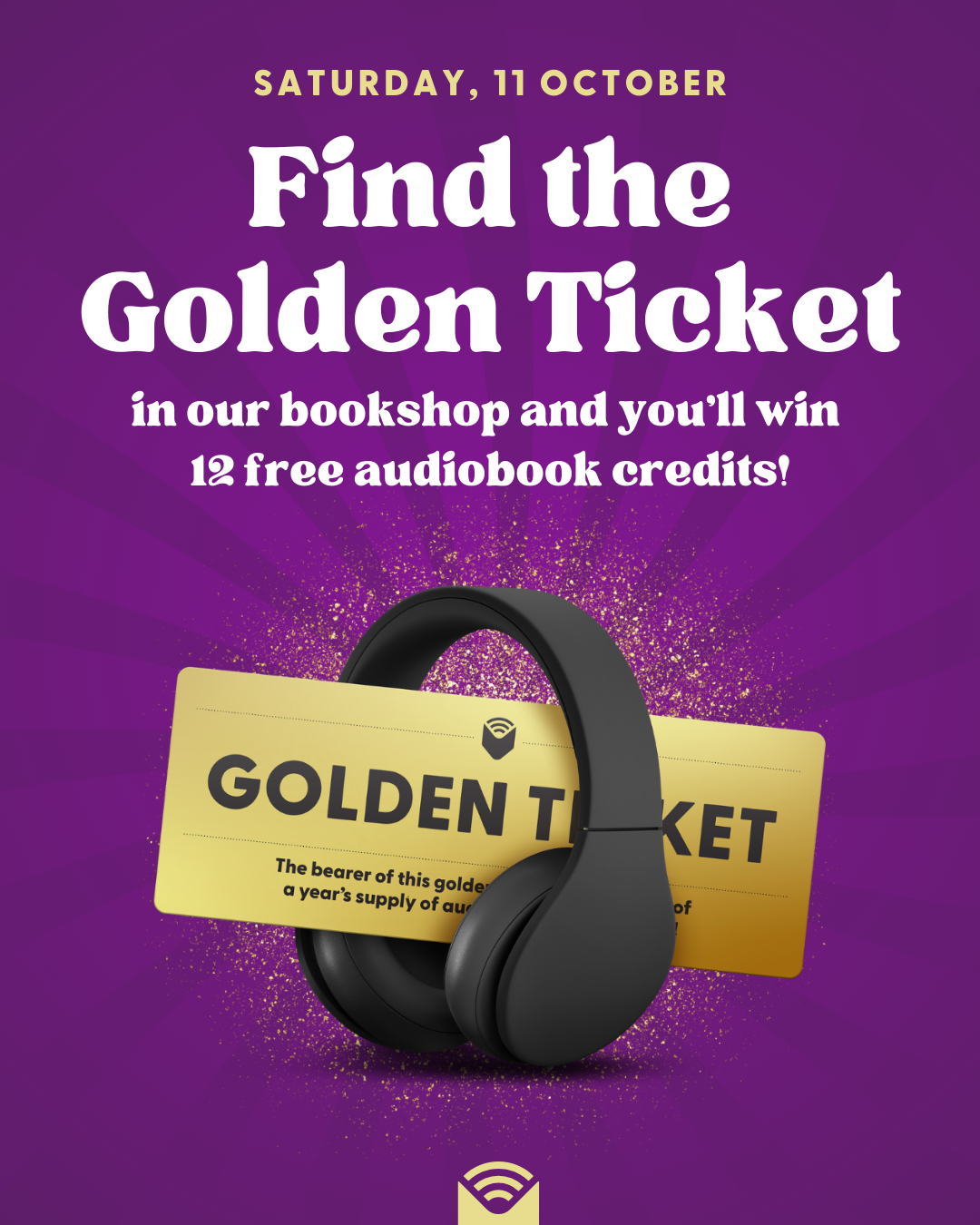 NZ Bookshop Day: Find the Golden Ticket 