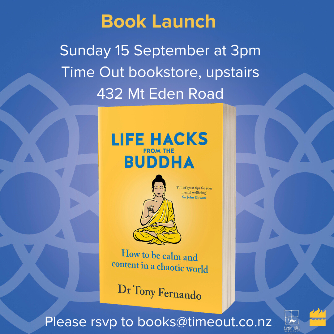 Book Launch: Life Hacks from the Buddha by Dr. Tony Fernando