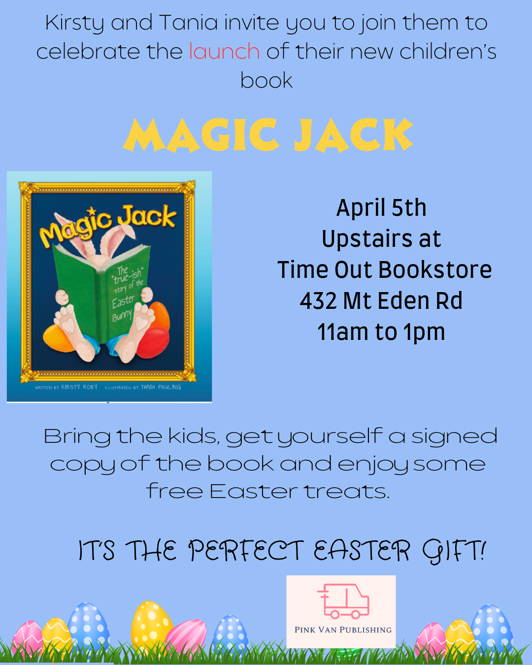 Book Launch: Magic Jack by Kirsty Roby and Tania Pauling
