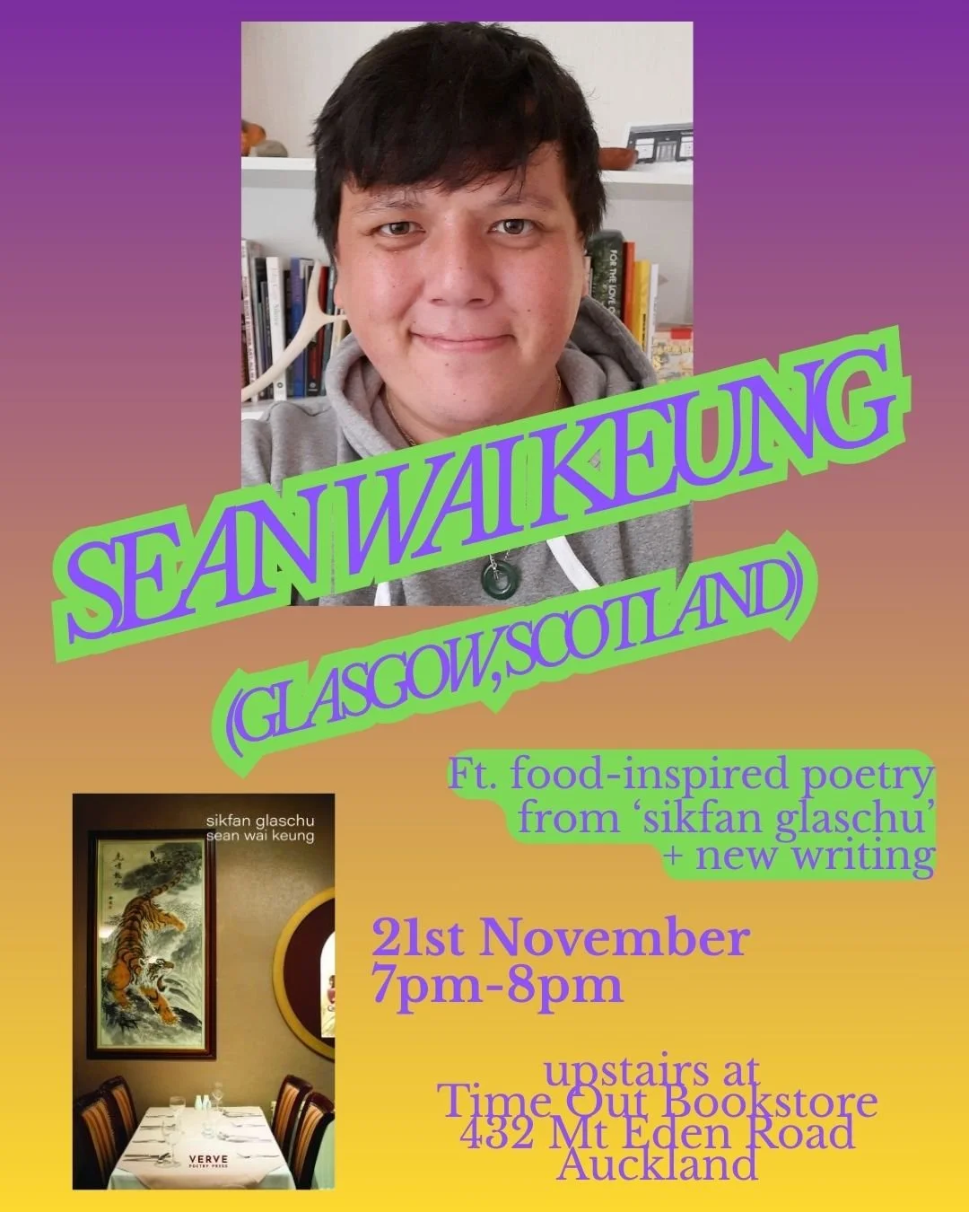 Poetry Event: sikfan glaschu by Sean Wai Keung