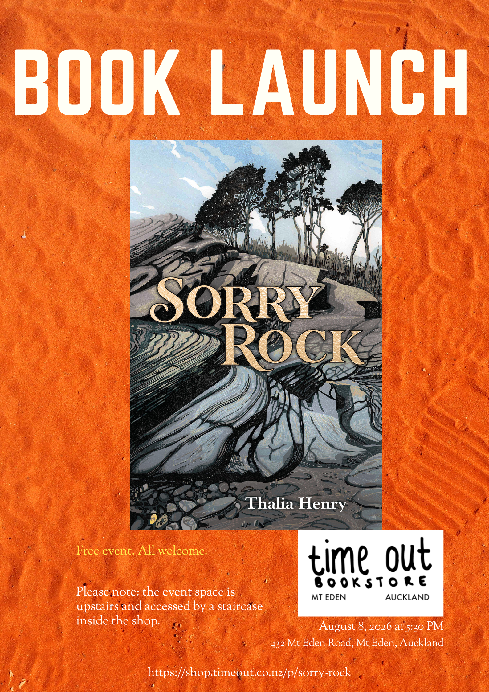 Book Launch: Sorry Rock by Thalia Henry