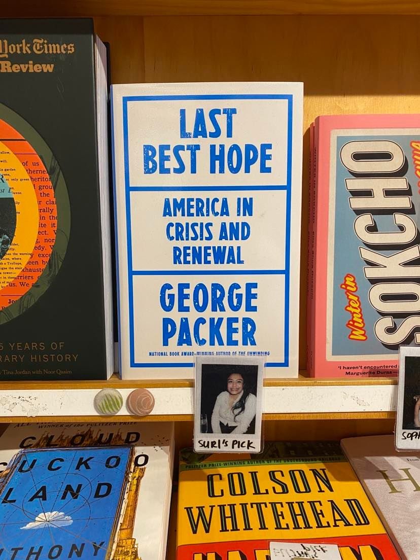 95bFM's Loose Reads: Last Best Hope by George Packer