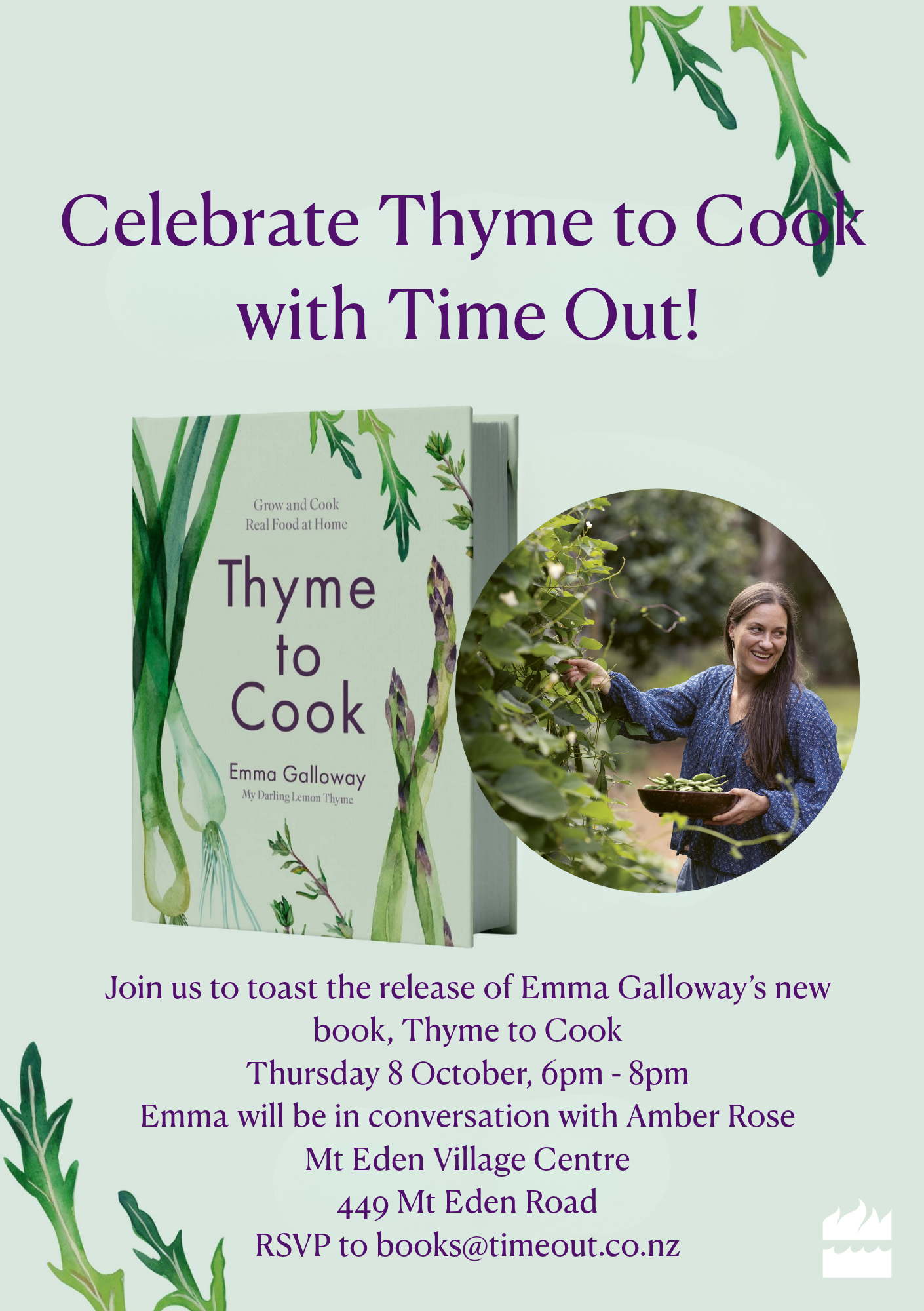 Book Launch: Thyme to Cook by Emma Galloway