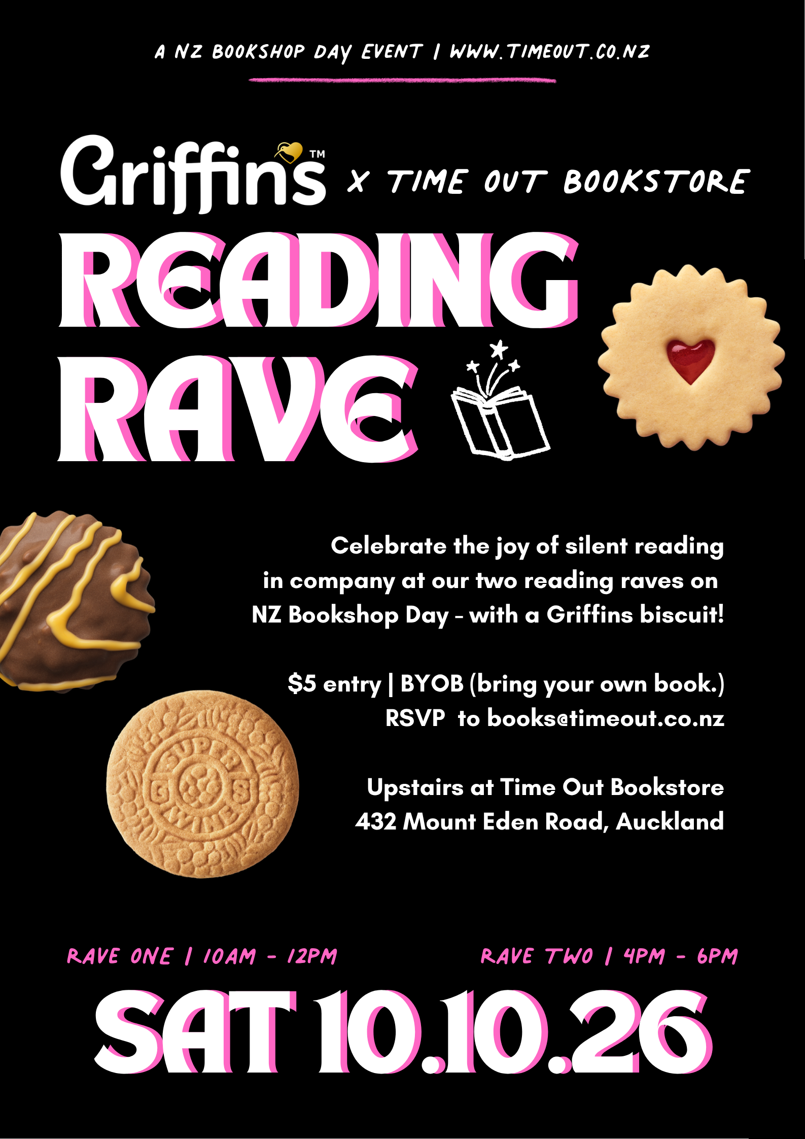 Time Out x Griffin's Morning Reading Rave 