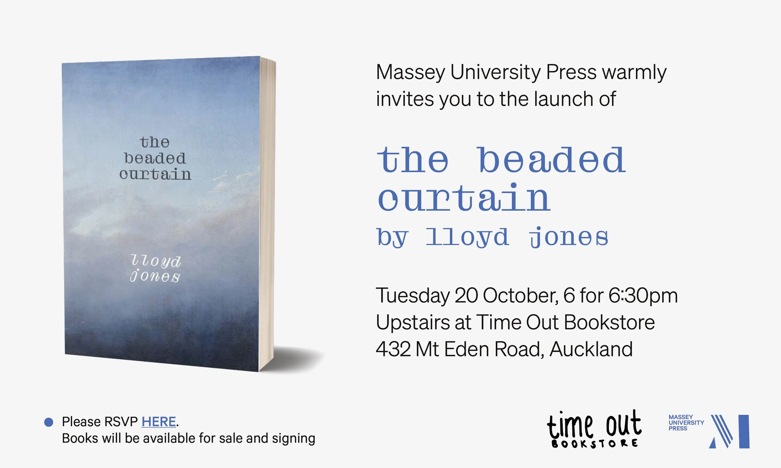 Author talk: Lloyd Jones 