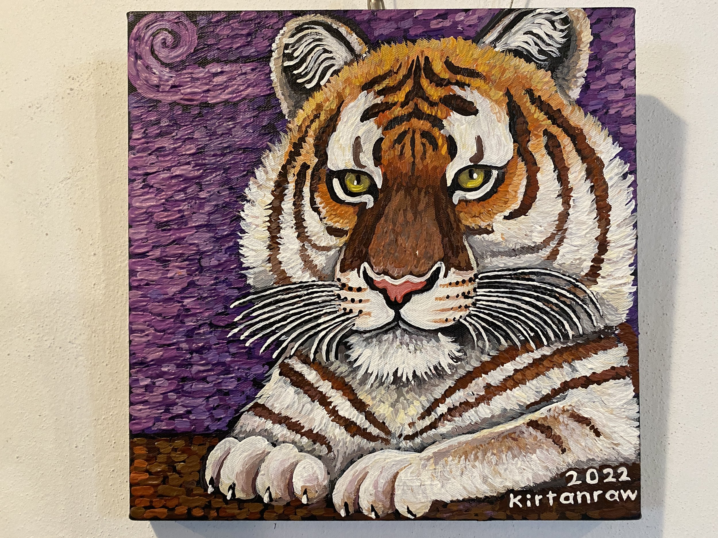 Majestic Tiger Painting by Kirtanraw