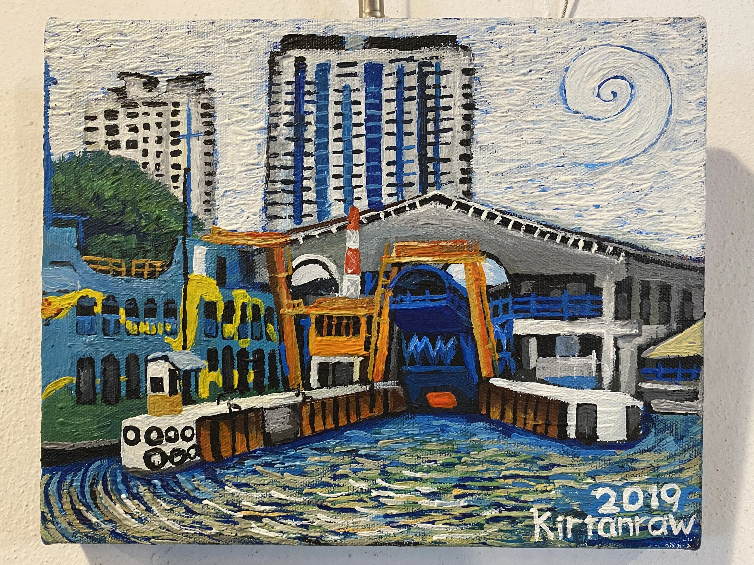 Vibrant Urban Canvas by Kirtanraw