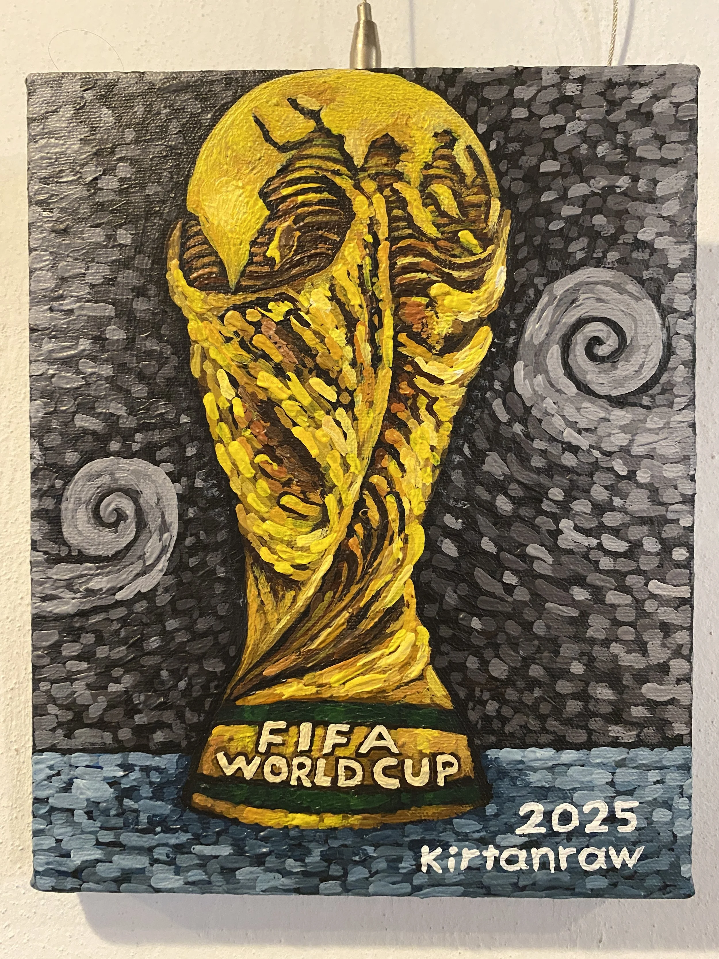 FIFA World Cup Tribute Painting by Kirtanraw