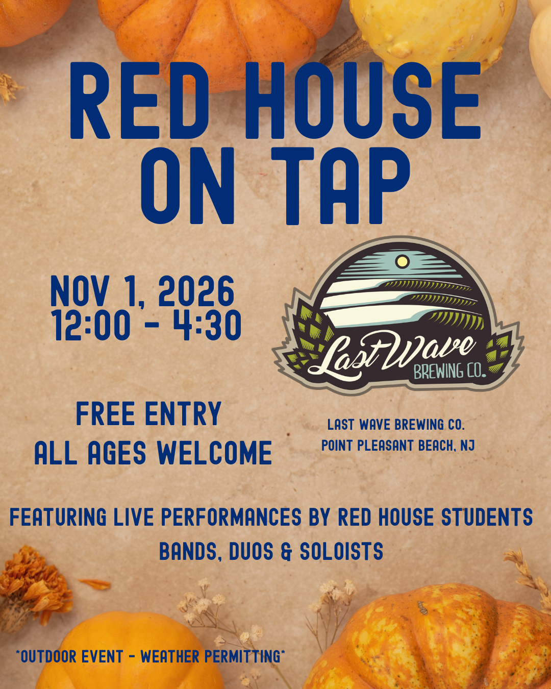 Red House On Tap! at Last Wave Brewing Co. 