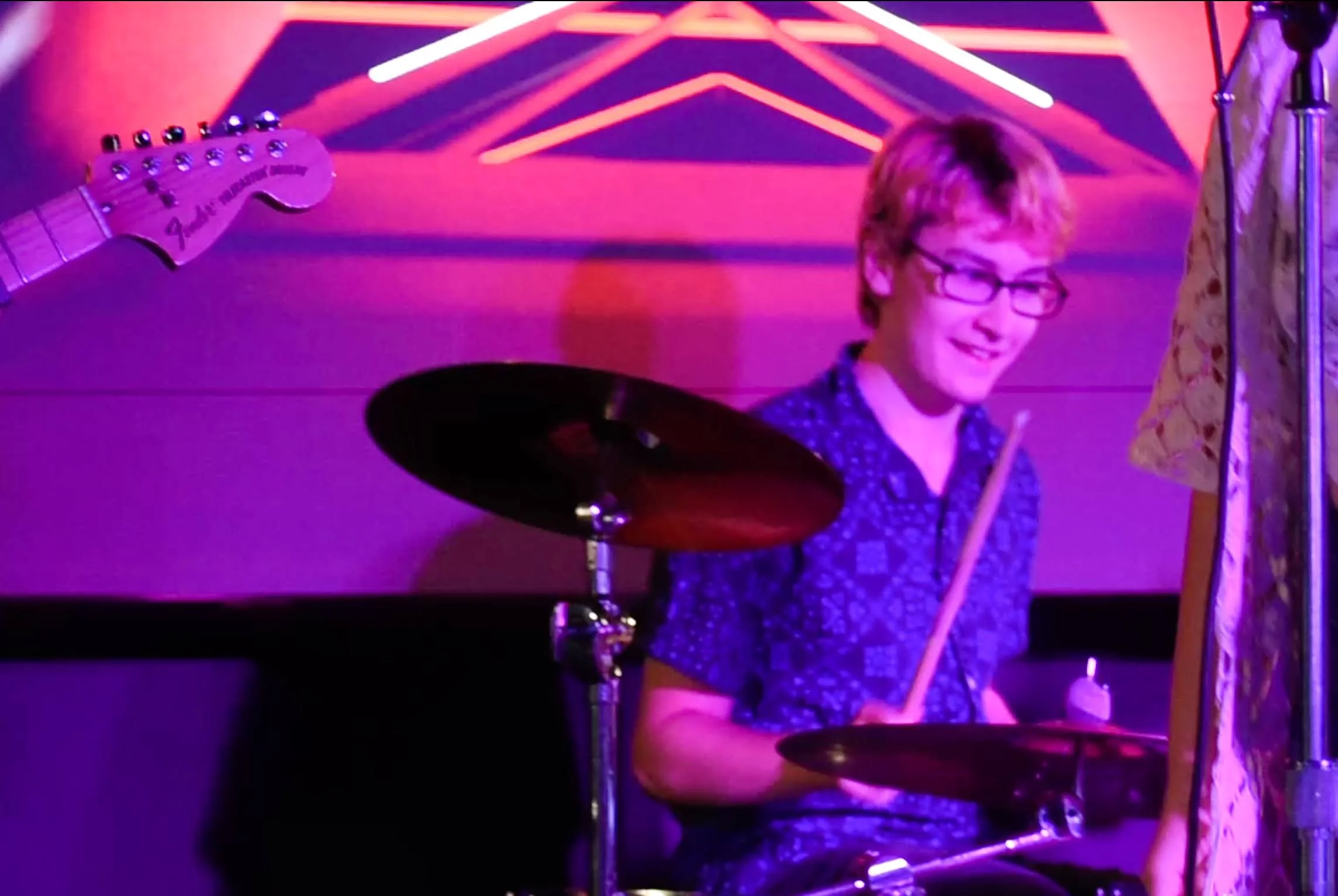 Student: Ty Hogan performs at Headliner