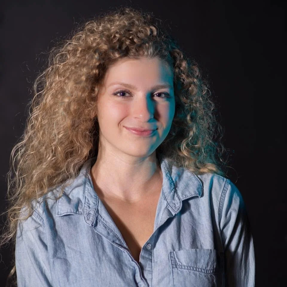 Red House Music and Rehearsal Studio instructor, Rebecca Madeira, poses for a professional headshot. Rebecca is a very active performer across the US and teaches vocals, audition preparation, piano, and ukulele in Point Pleasant, NJ. 