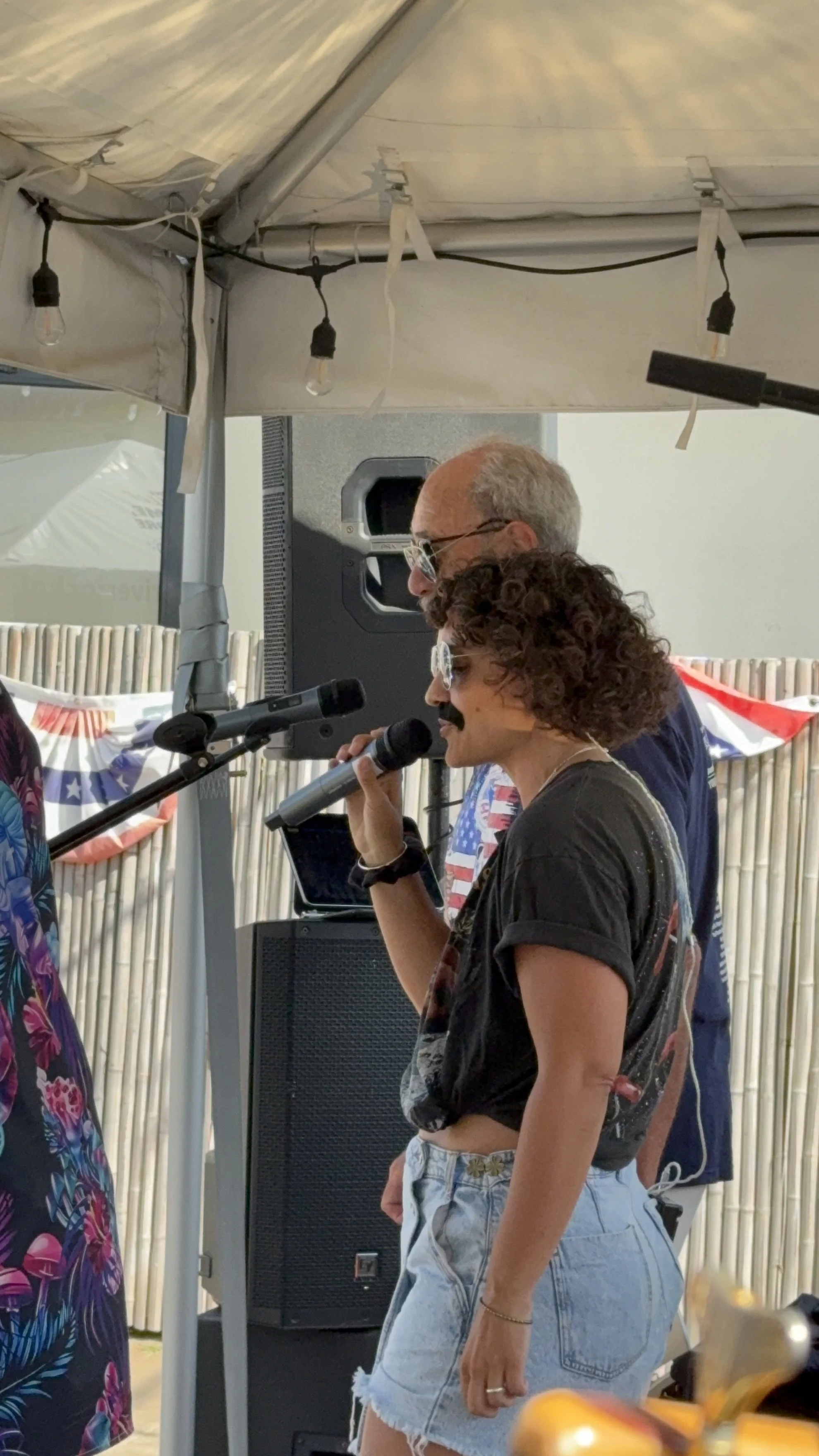 Students: Father and Daughter Anna Mahoney and Tony Norcia perform at Father's Day Extravaganza at River Rock Restaurant and Marina Bar
