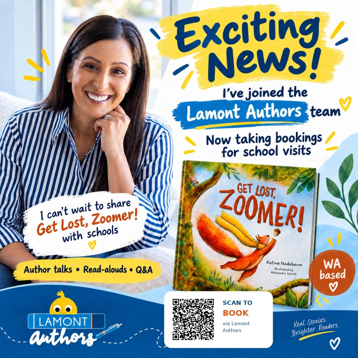 Exciting news!! 👏💛 

#lamonts #schoolvisit #authorvisit #school #lamontauthors