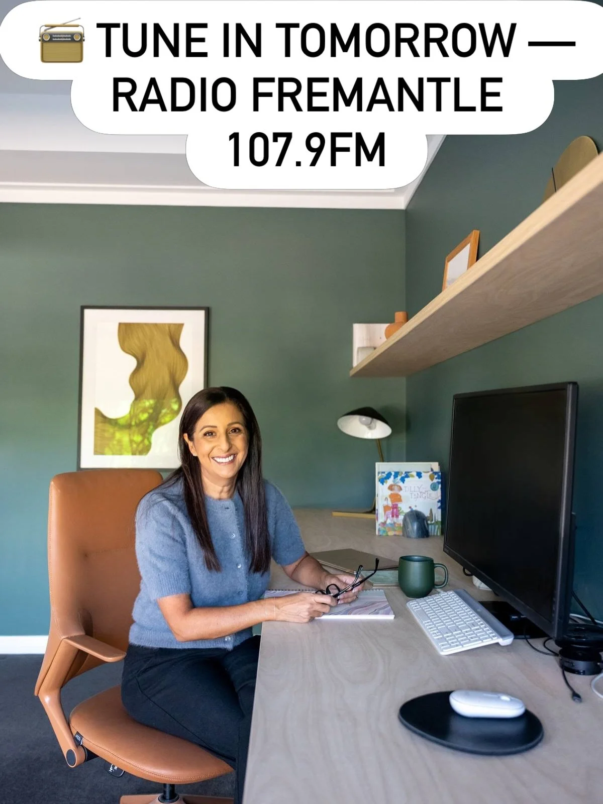 📻 Tune in live tomorrow!

I&rsquo;ll be joining Meet the Page on Radio Fremantle 107.9FM for a chat about all things writing &mdash; stories, creativity and the writing life. ✍️📚

Monday 21 Sept | 8:30&ndash;10am 📻 107.9FM!  🌏 Or listen live onli