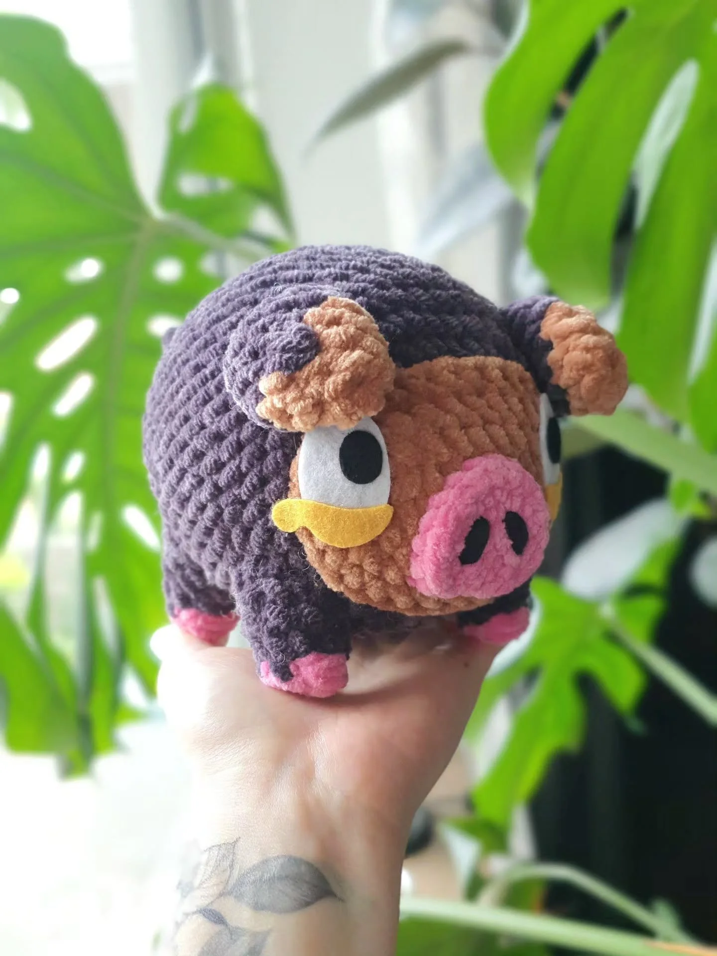 I wish this guy's evolution was cuter ☹️ was really excited about this one back when it was revealed, and ended up pretty disappointed 😅

👉 crochet pattern by @loopycathrine 

#crochet #crochetplushie #amigurumi