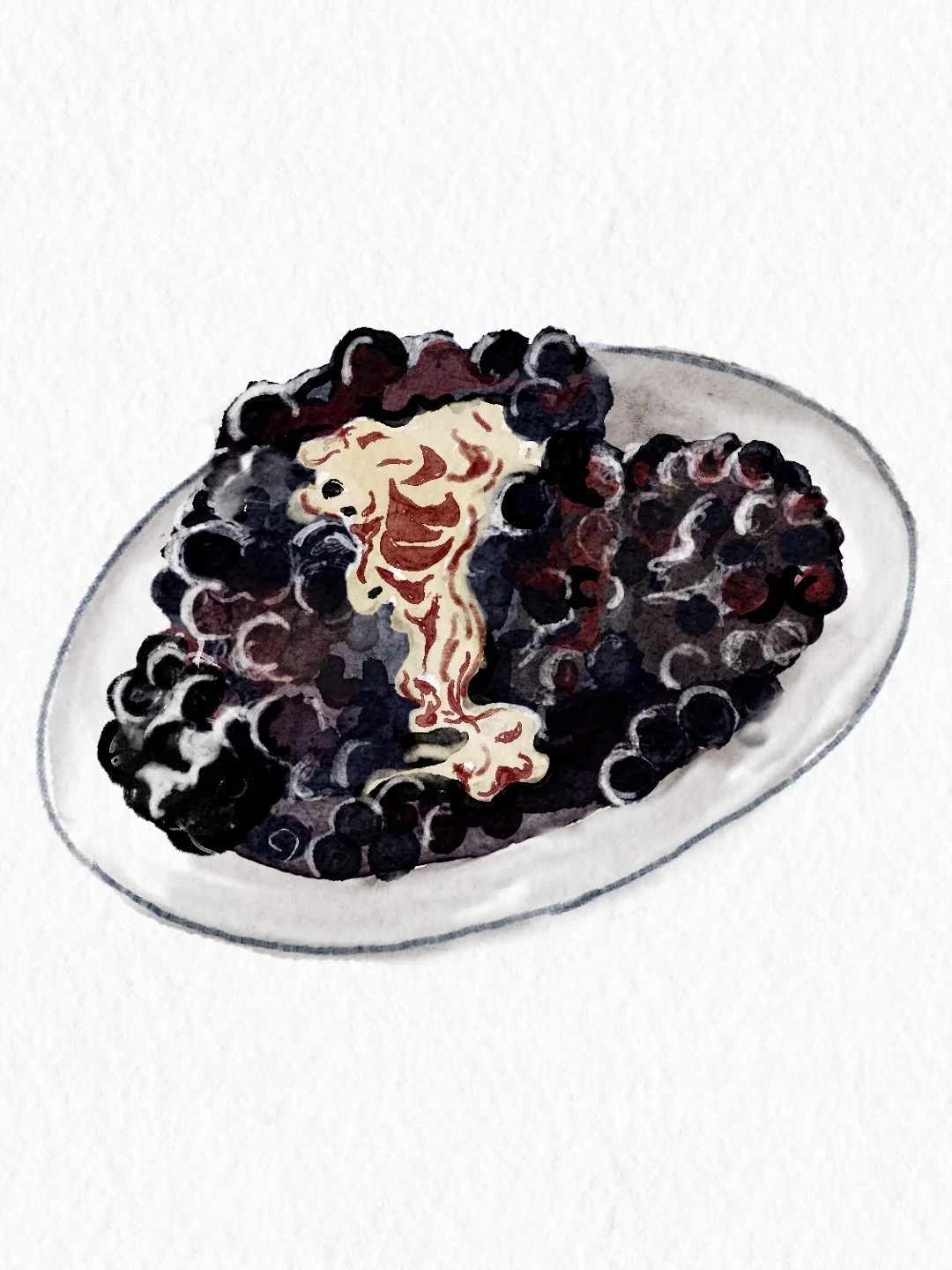 Wedding Menu Illustration