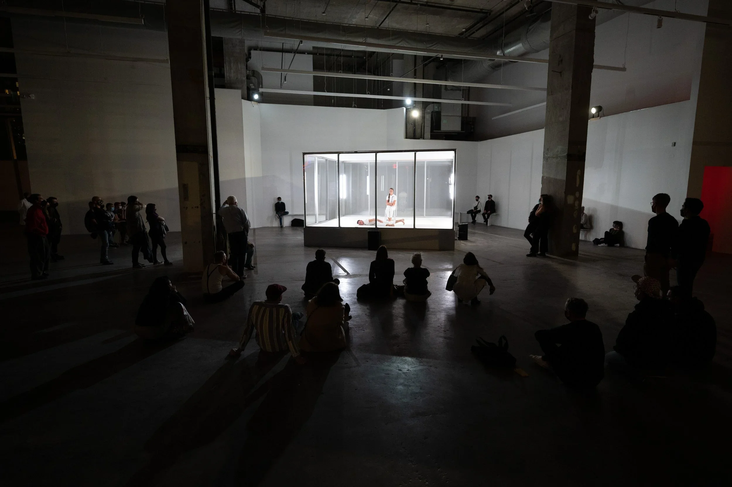 "Subject at Memredux Laboratories" // Welcome to Campfire // Vacant retail on West 42nd Street