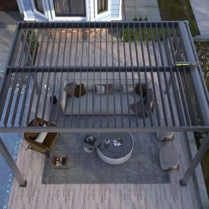 Motorised Louvered Pergola