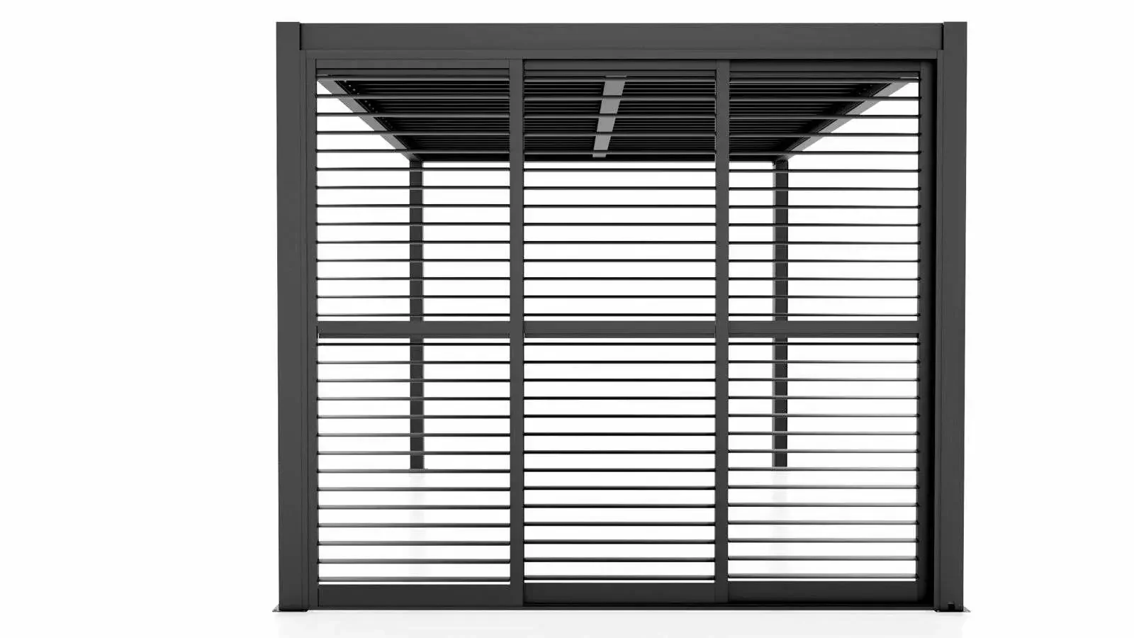 Open & Close Louvered Wall Panel