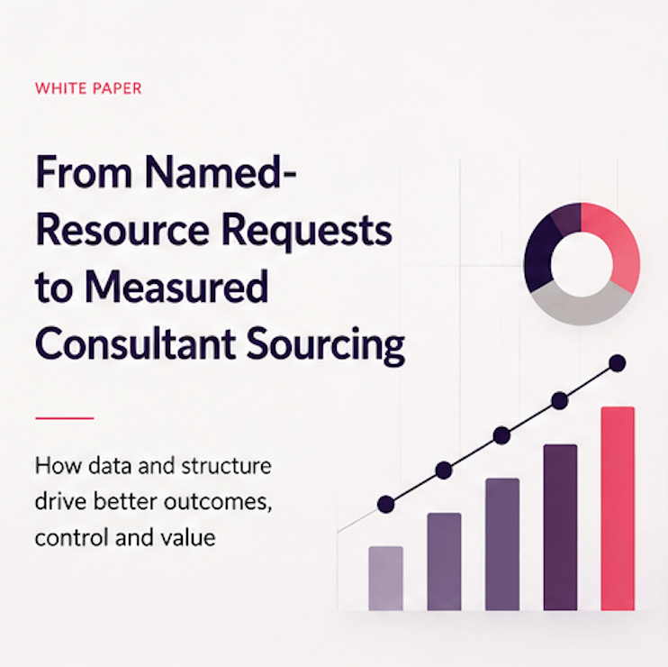 From Named-Resource Requests to Measured Consultant Sourcing