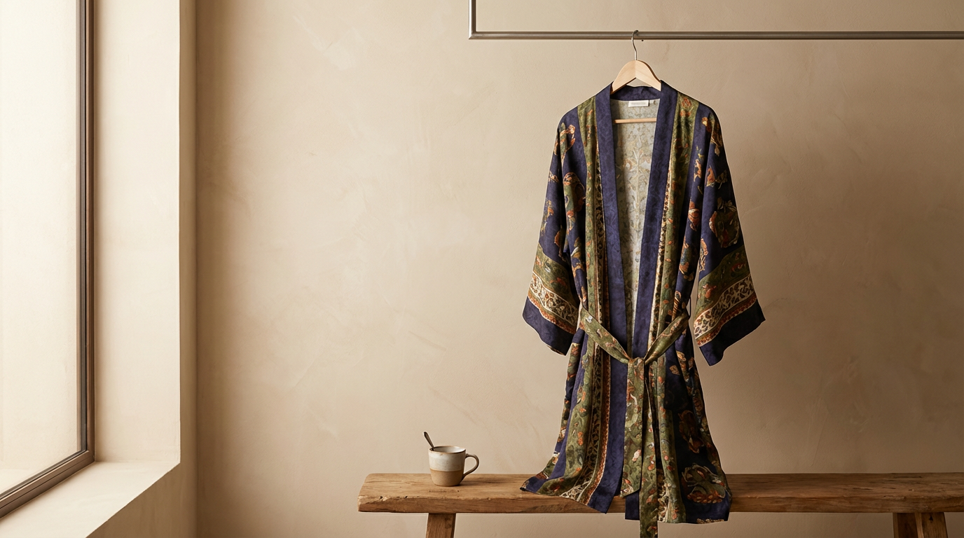 Silk Kimono Robe