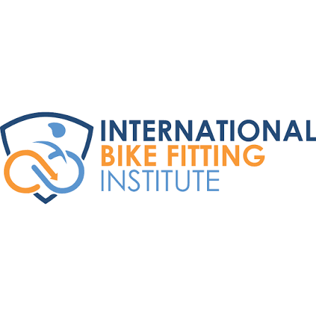 International Bike Fitting Institute logo with stylized cyclist and bicycle graphic