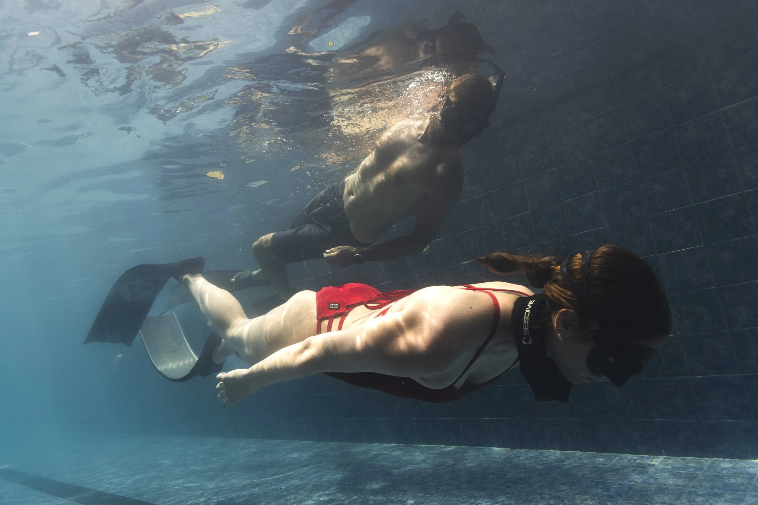  Being a COTS diver is more than just a job; it’s a dedication to a lifestyle that requires constant training, learning, and professional development. During pool training, techniques can be refined while building CO₂ tolerance. 