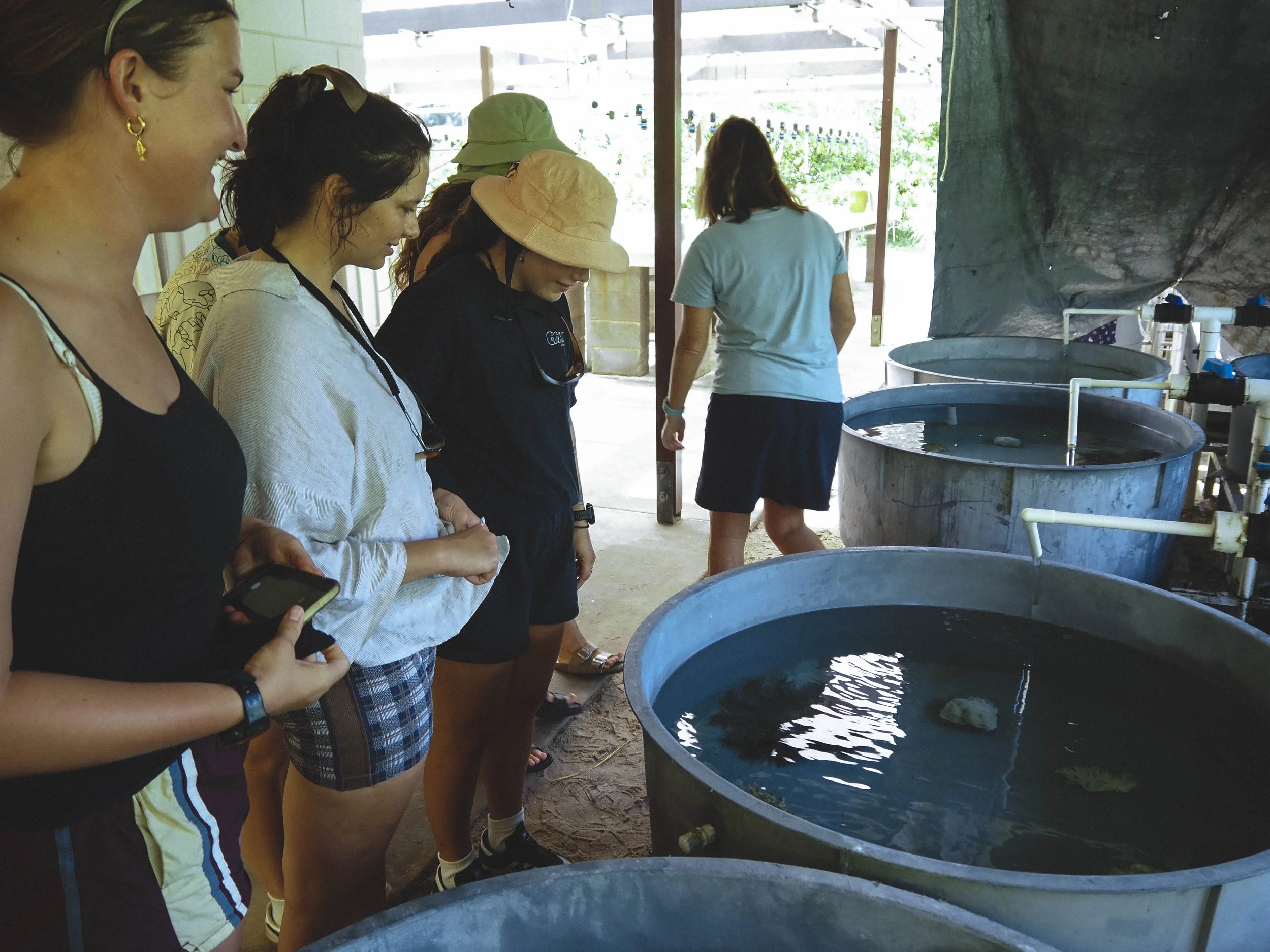  COTS crew visiting the Lizard Island Research Station to learn about the latest research and developments in COTS feeding habits 