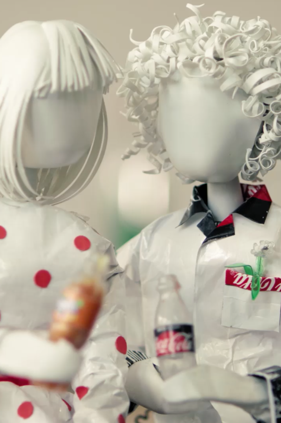 Recycled Coke bottles can become almost anything. We turned them into a commercial