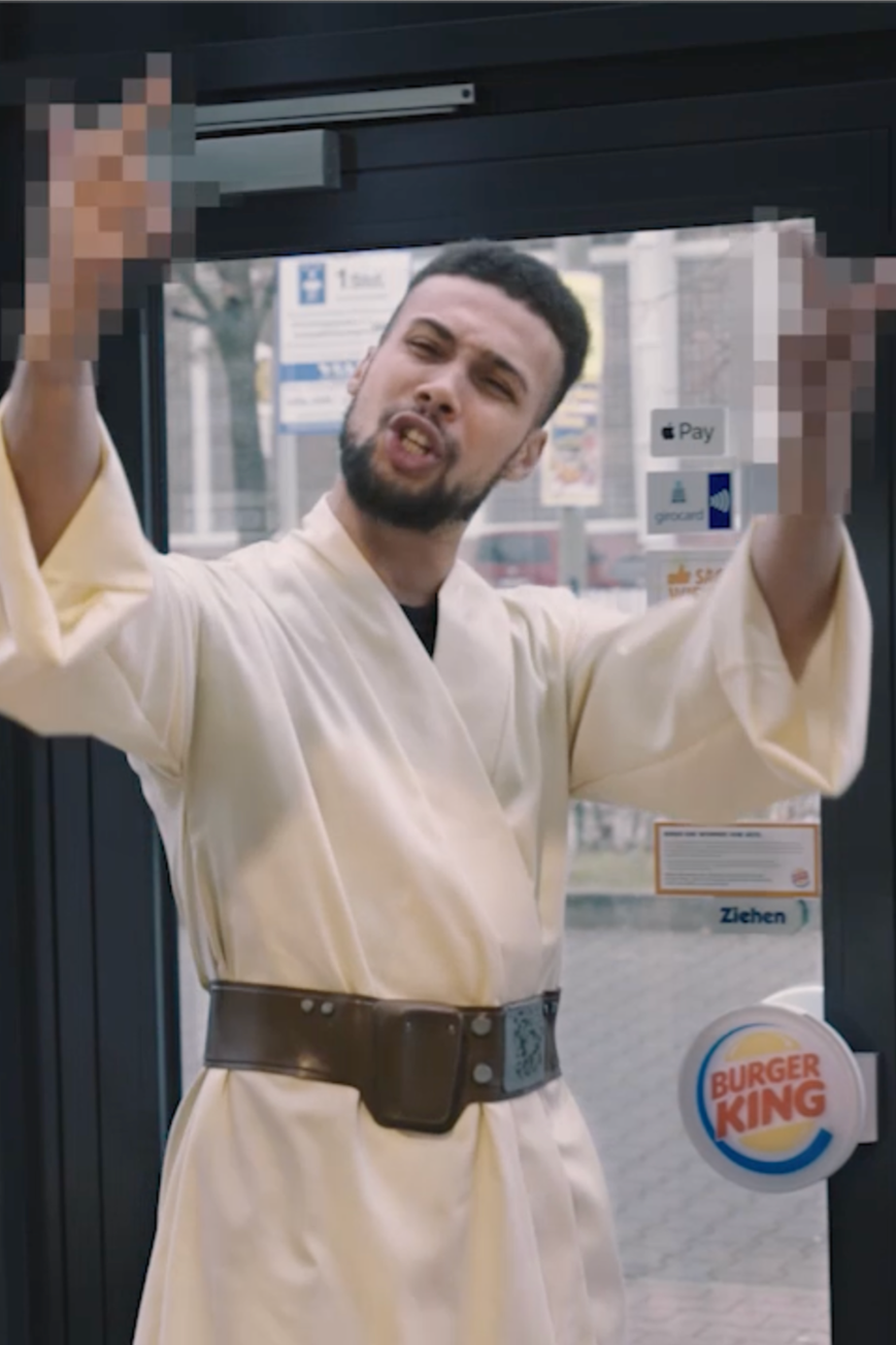 Can you use Star Wars for free to advertise the Whopper? Well, do or do not. There is no try