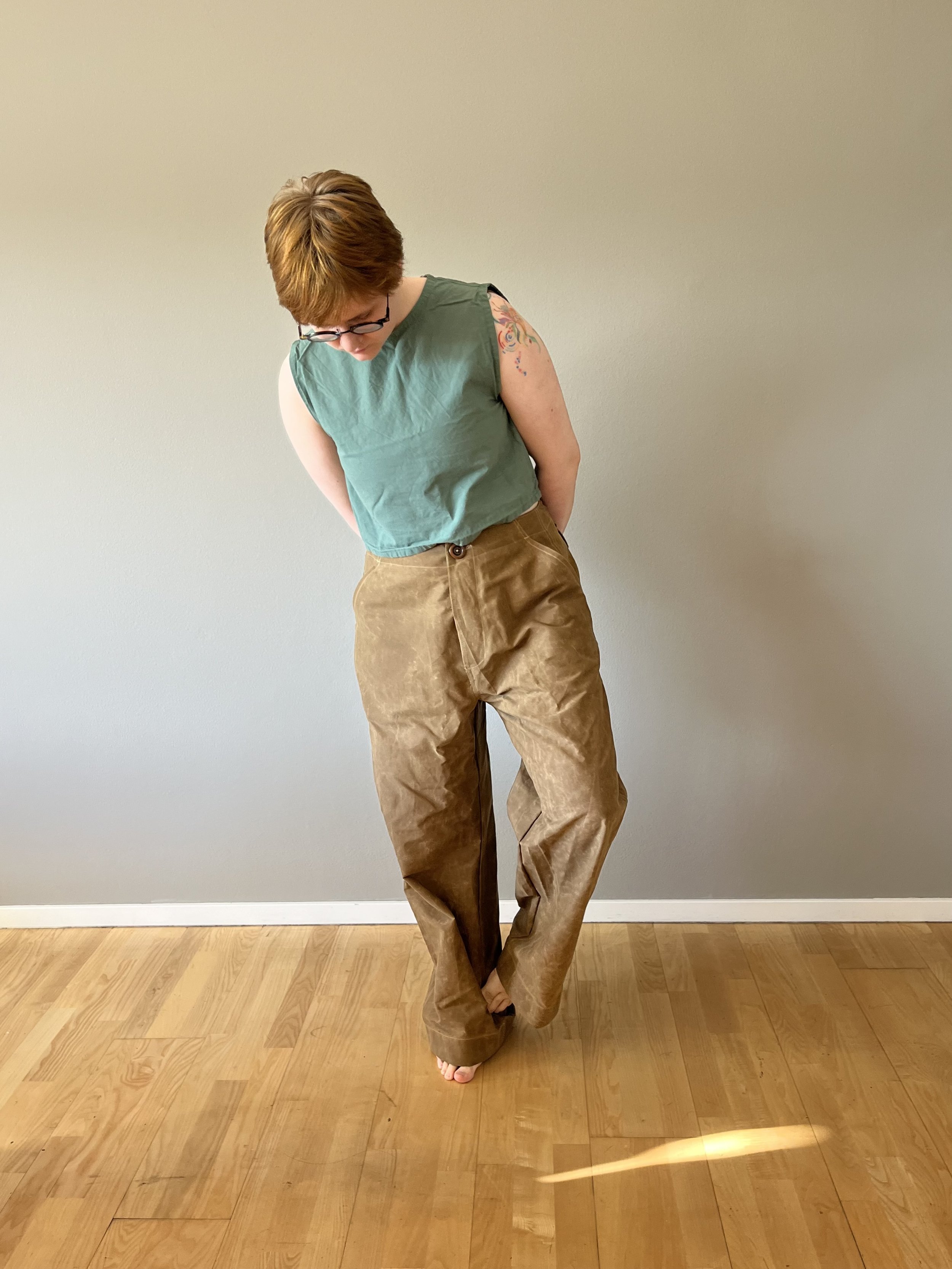 Oilskin pants