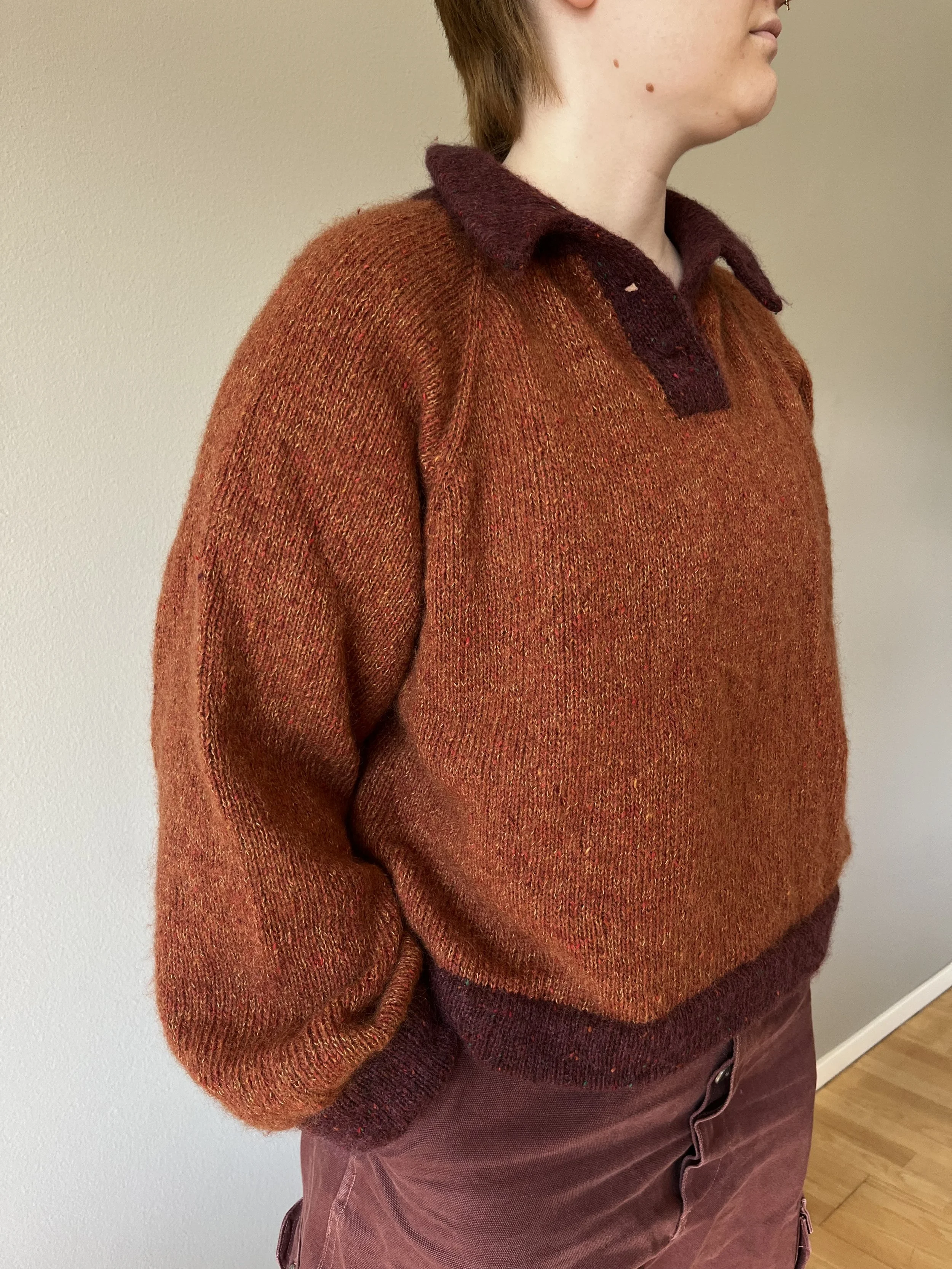 Contrast polo