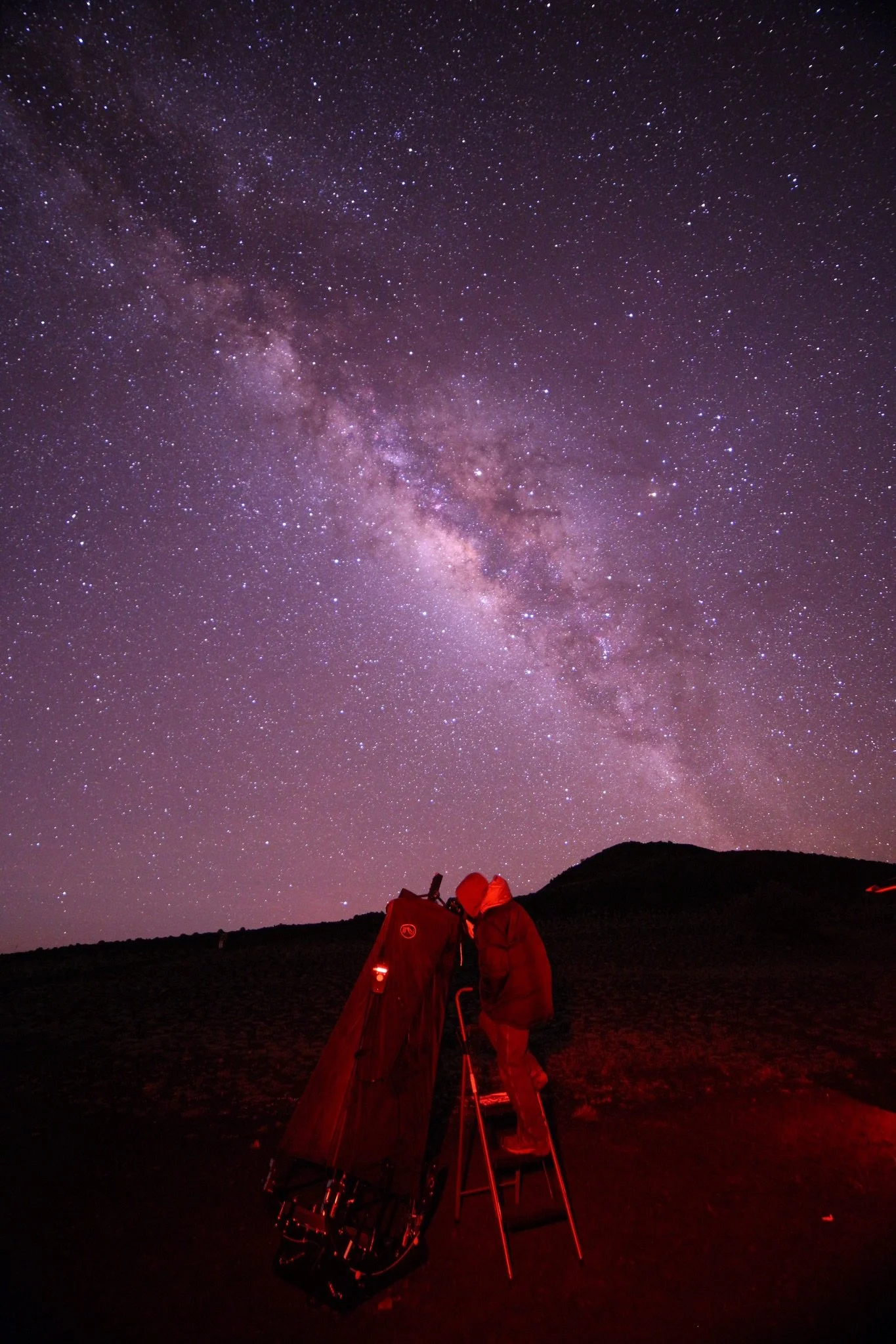 Dave K. First Light 9,200 feet on Mauna Kea Hawaii