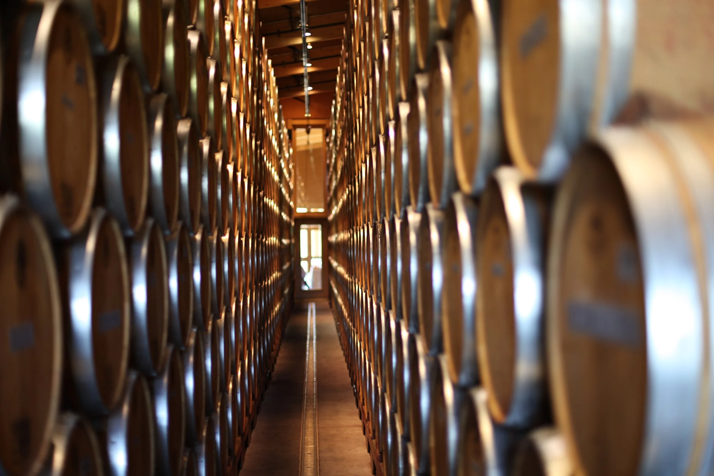 Image of wine barrels