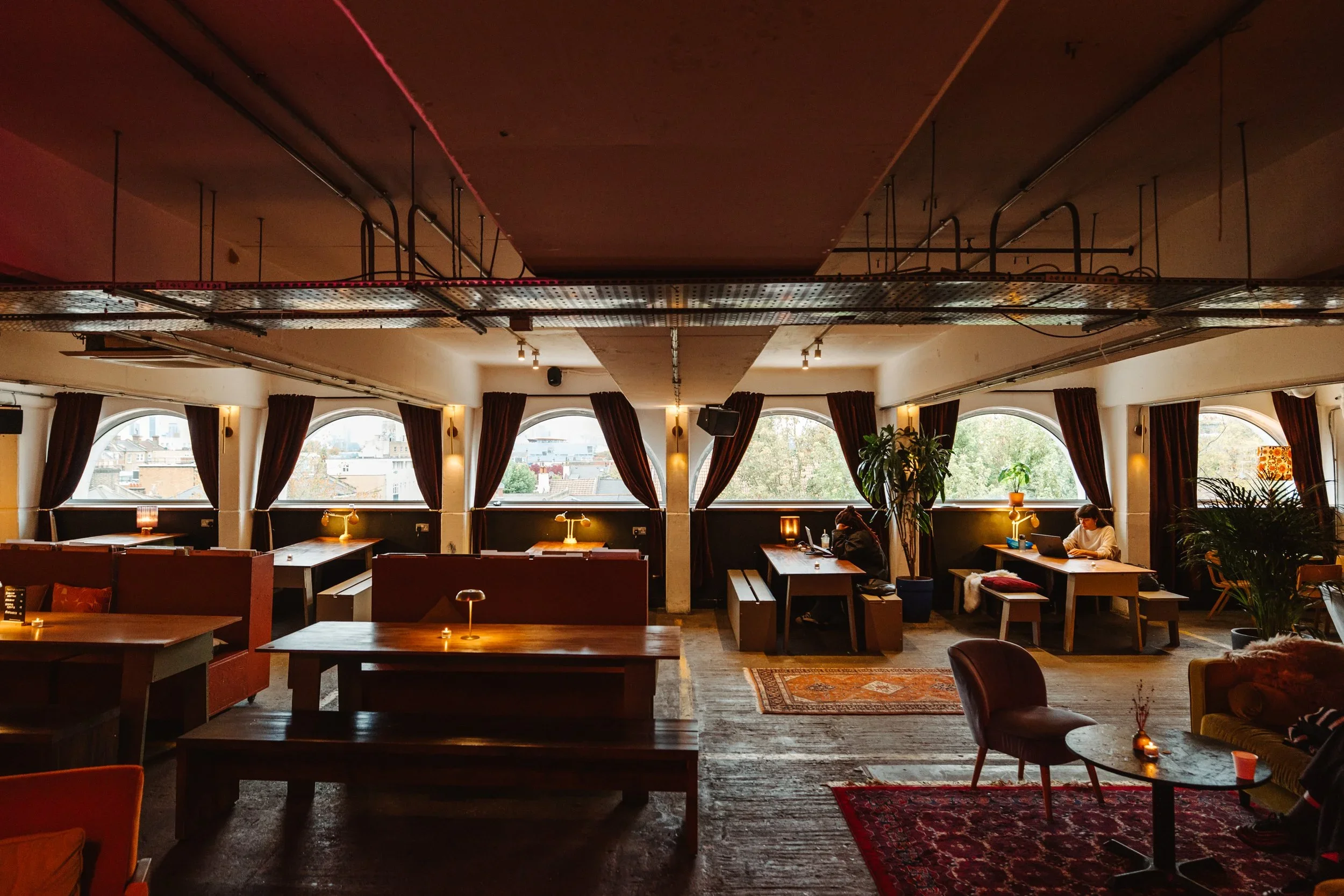 A photo showing the inside of Peckham Levels